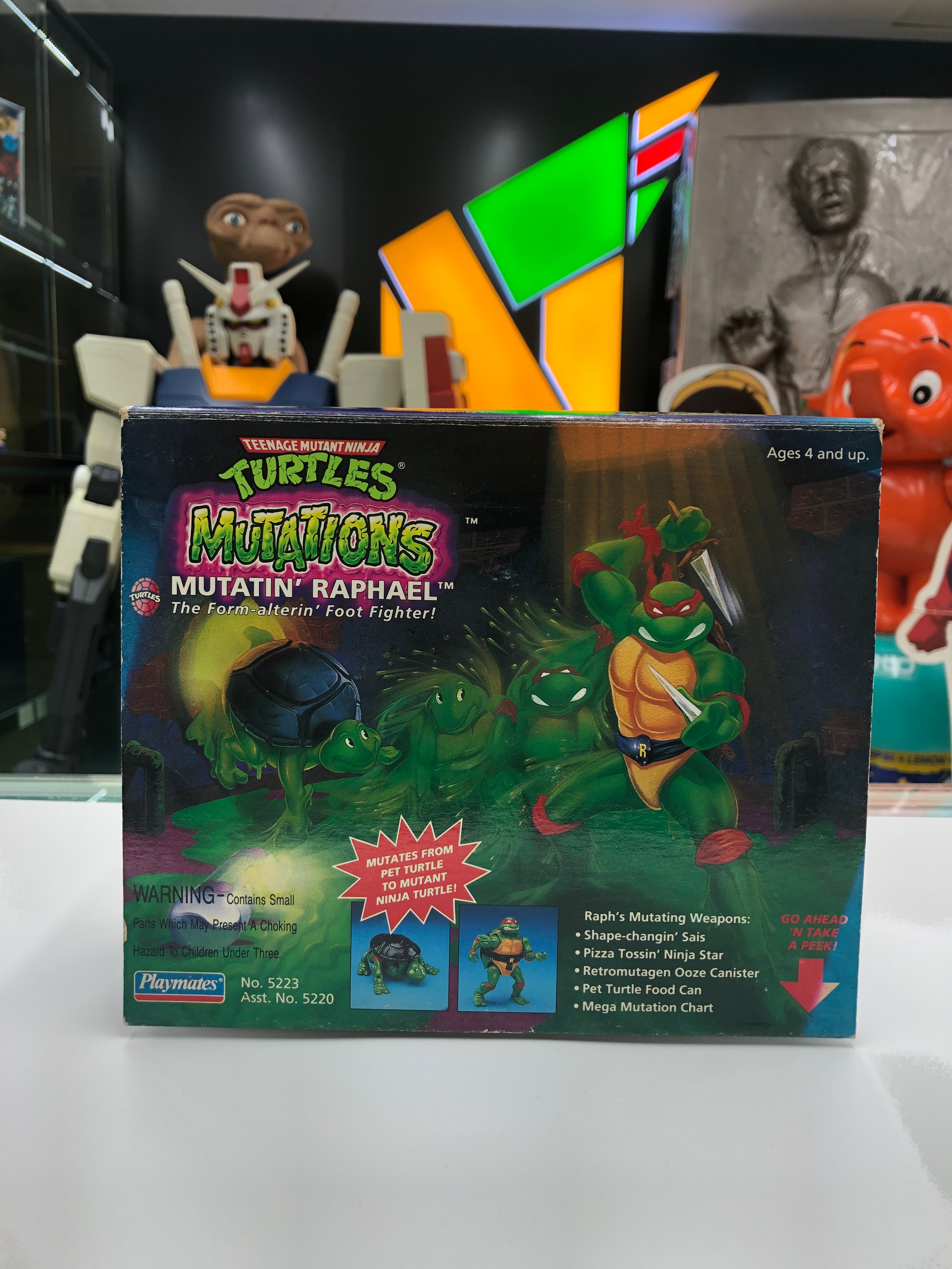 Teenage Mutant Ninja Turtles Mutations Set 1993 Playmates Toy