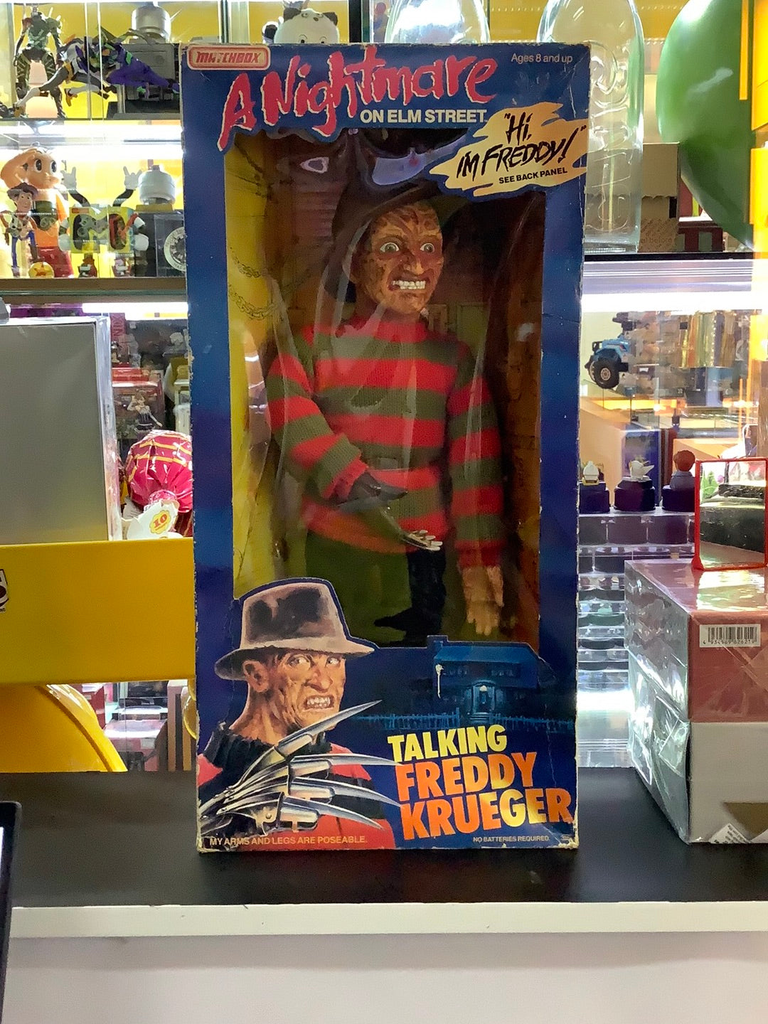 Matchbox Nightmare Talking Freddy Krueger