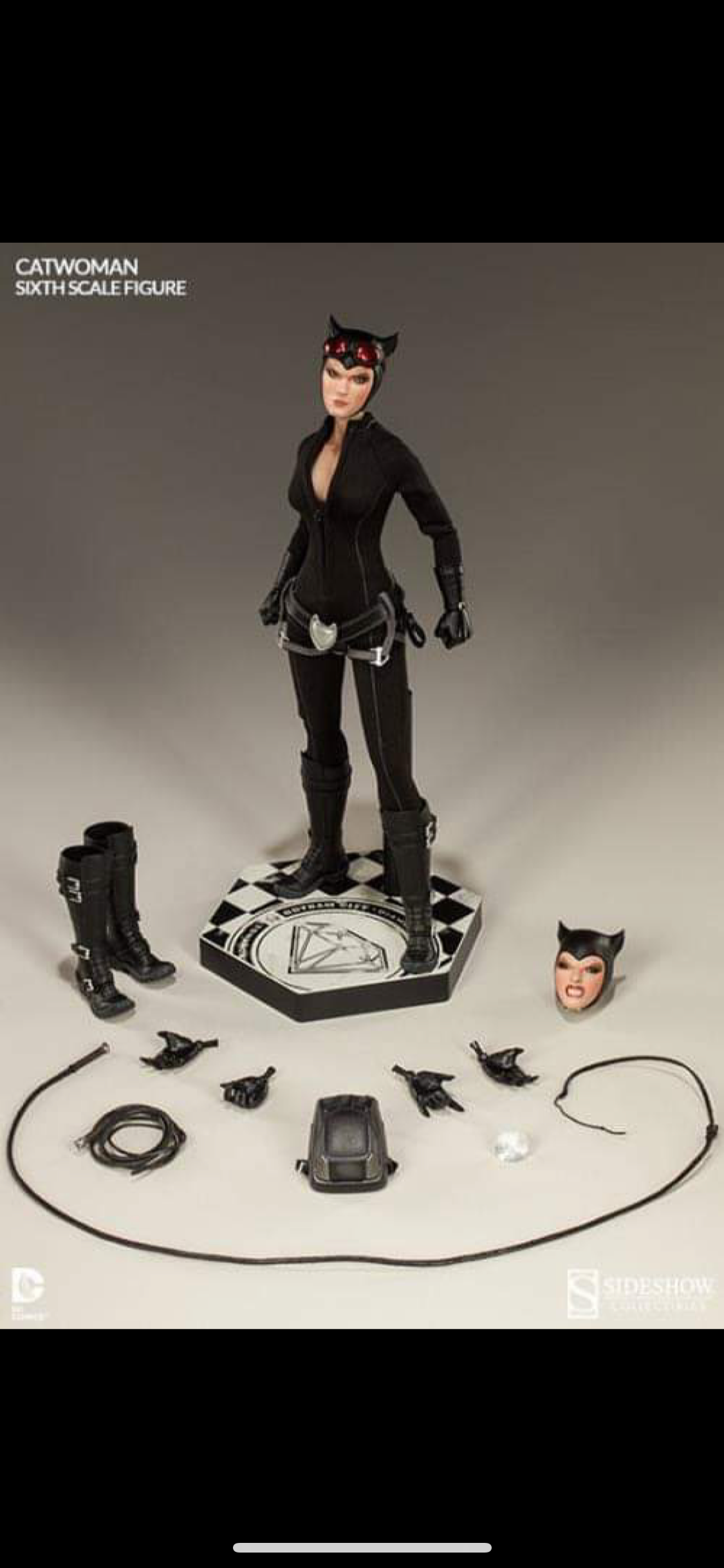 SIDESHOW CATWOMAN SIXTH SCALE FIGURE