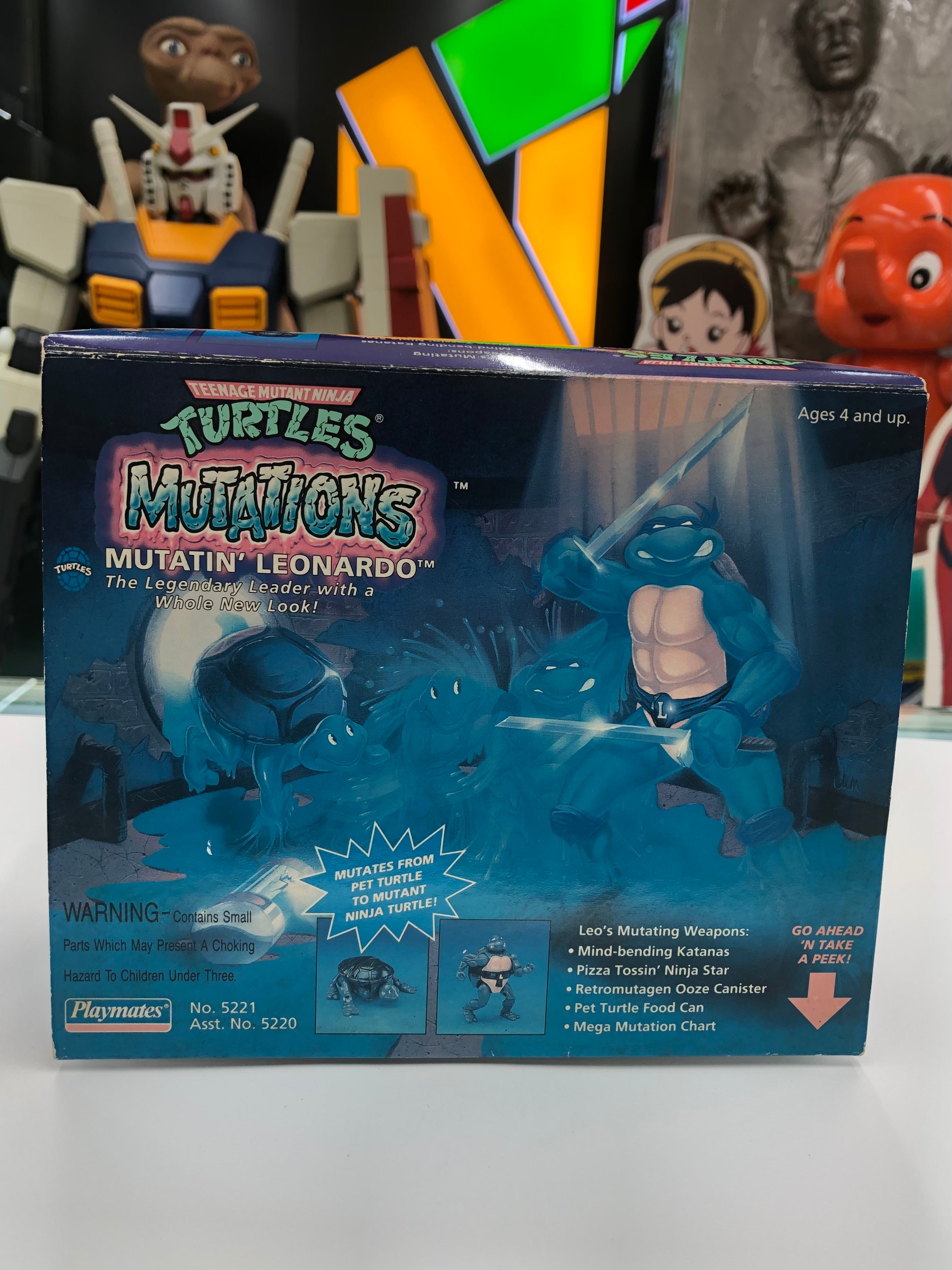 Teenage Mutant Ninja Turtles Mutations Set 1993 Playmates Toy