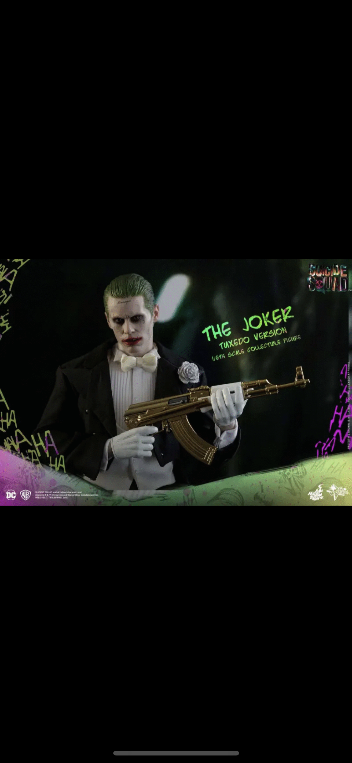 Item: HOT TOYS SUICIDE SQUAD JOKER TUXEDO VERSION