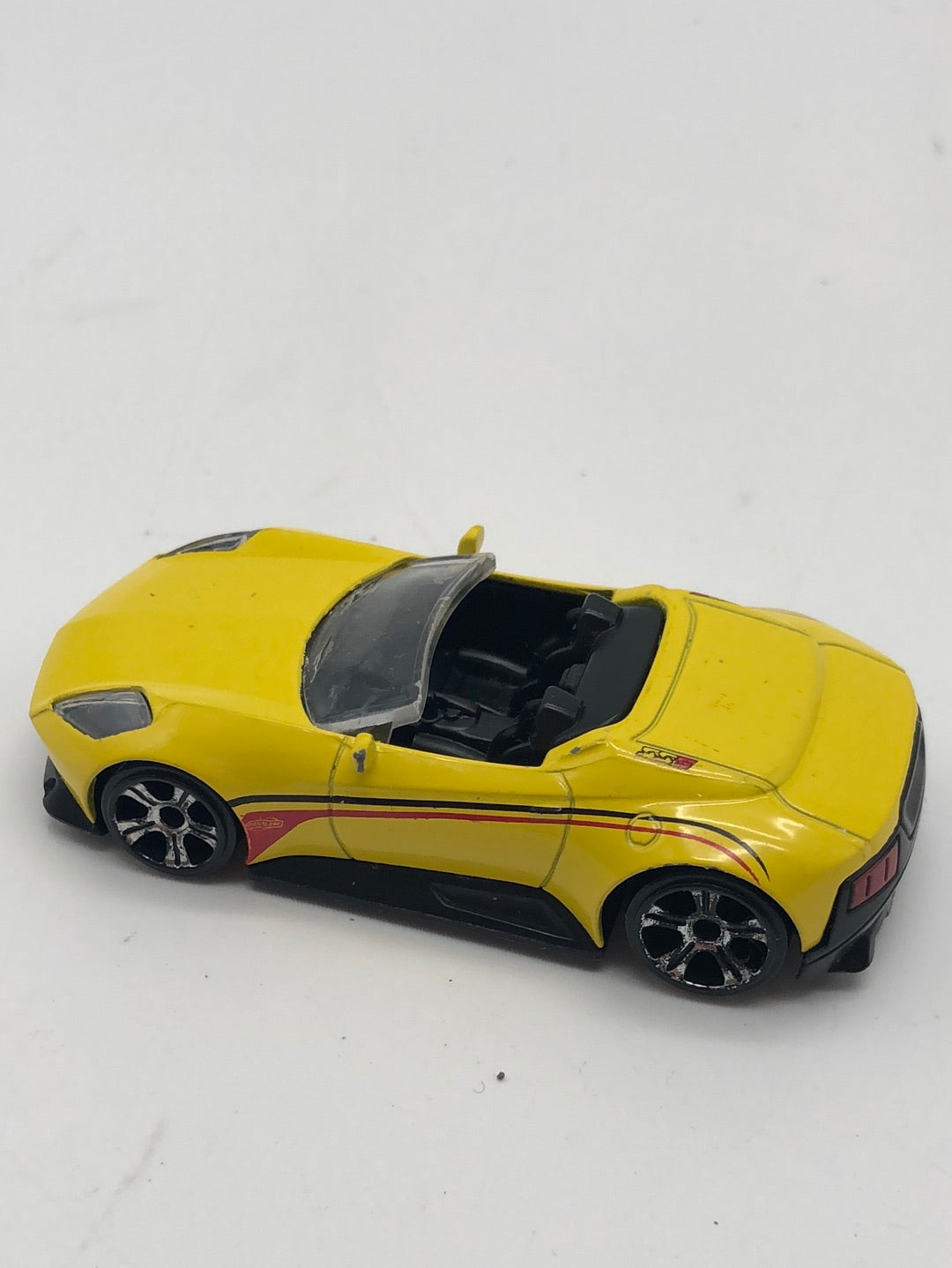 Yellow Lamborghini convertible
