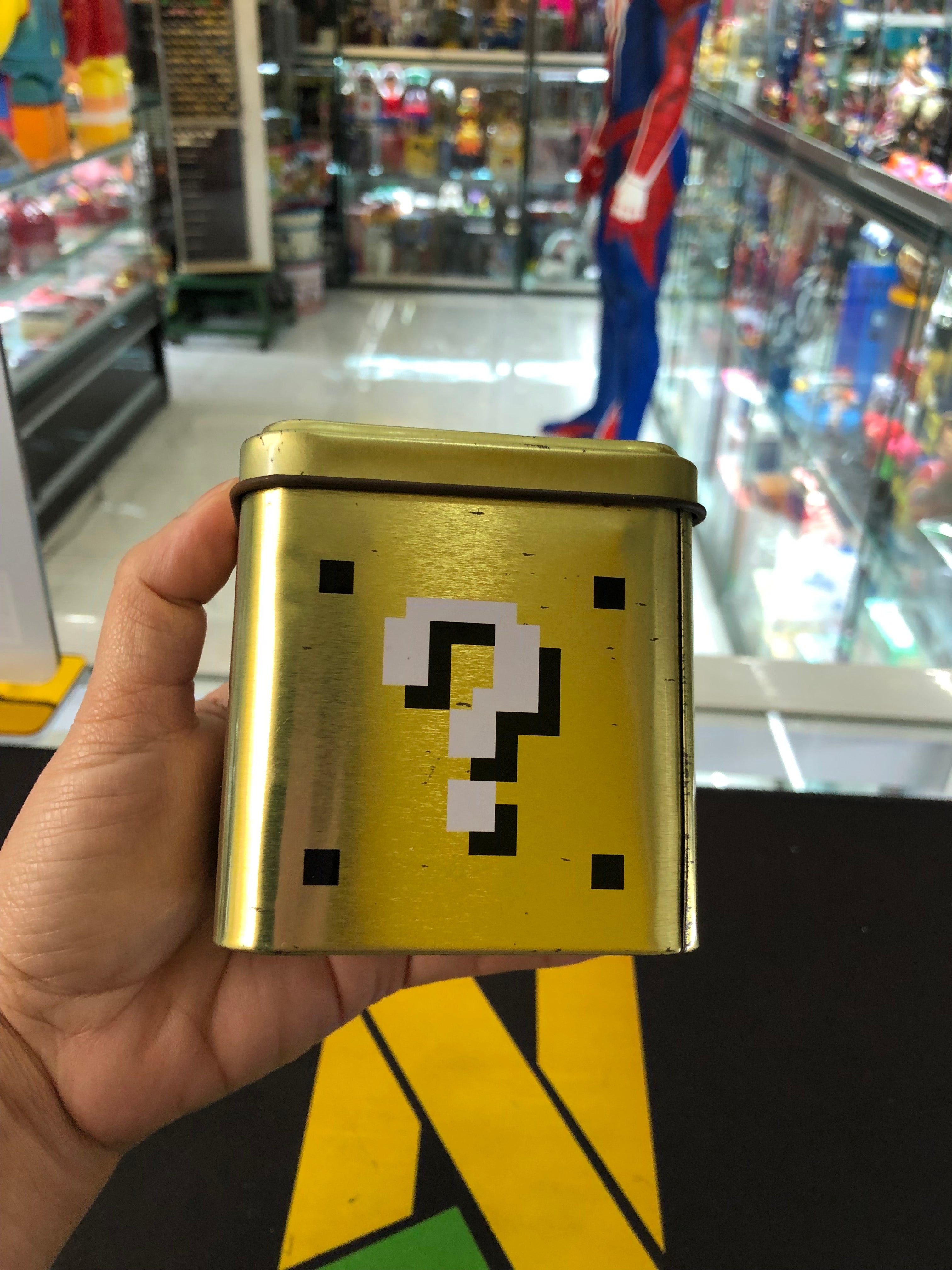 Super mario bros.hatena block pocket watch mario&luigi