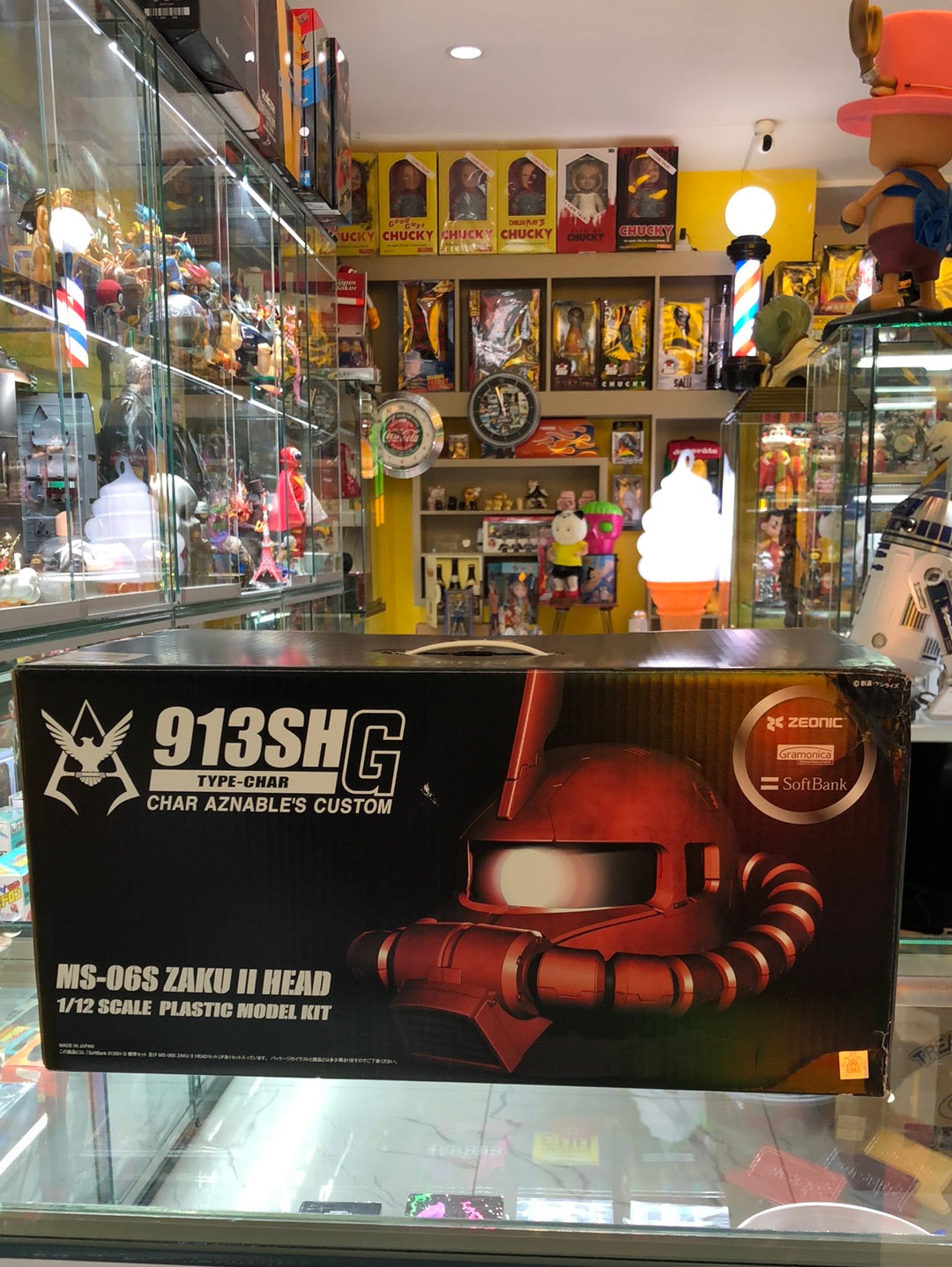 MS-06S ZAKU ll HEAD 1/12 Scale Plastic Model Kit