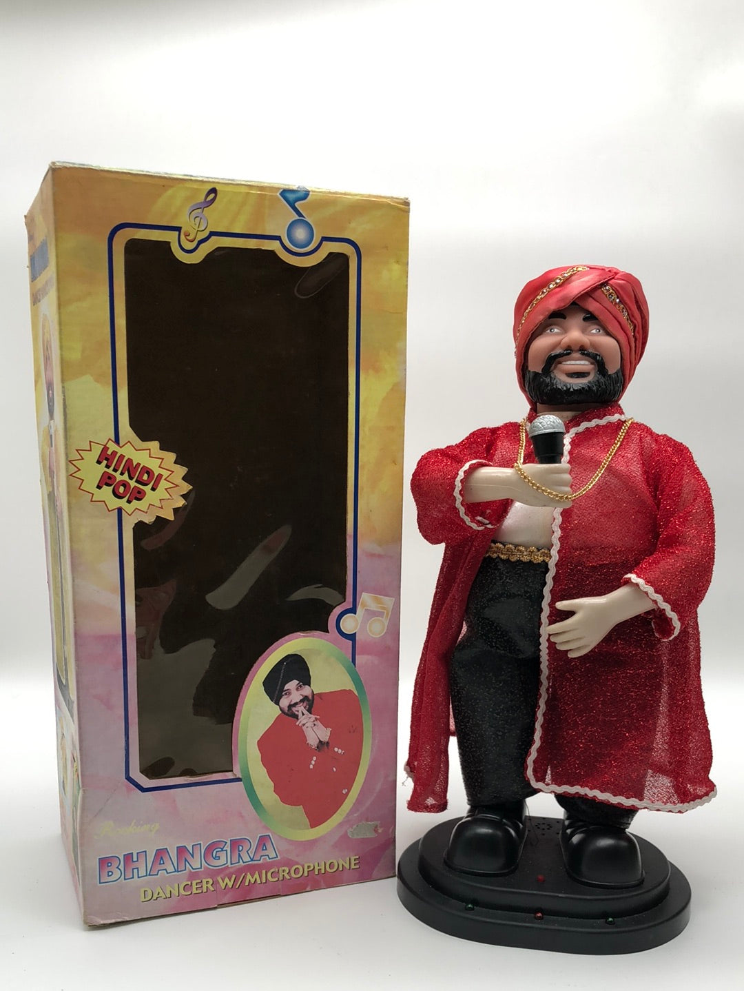 Rocking Bhangra Dancer With Microphone