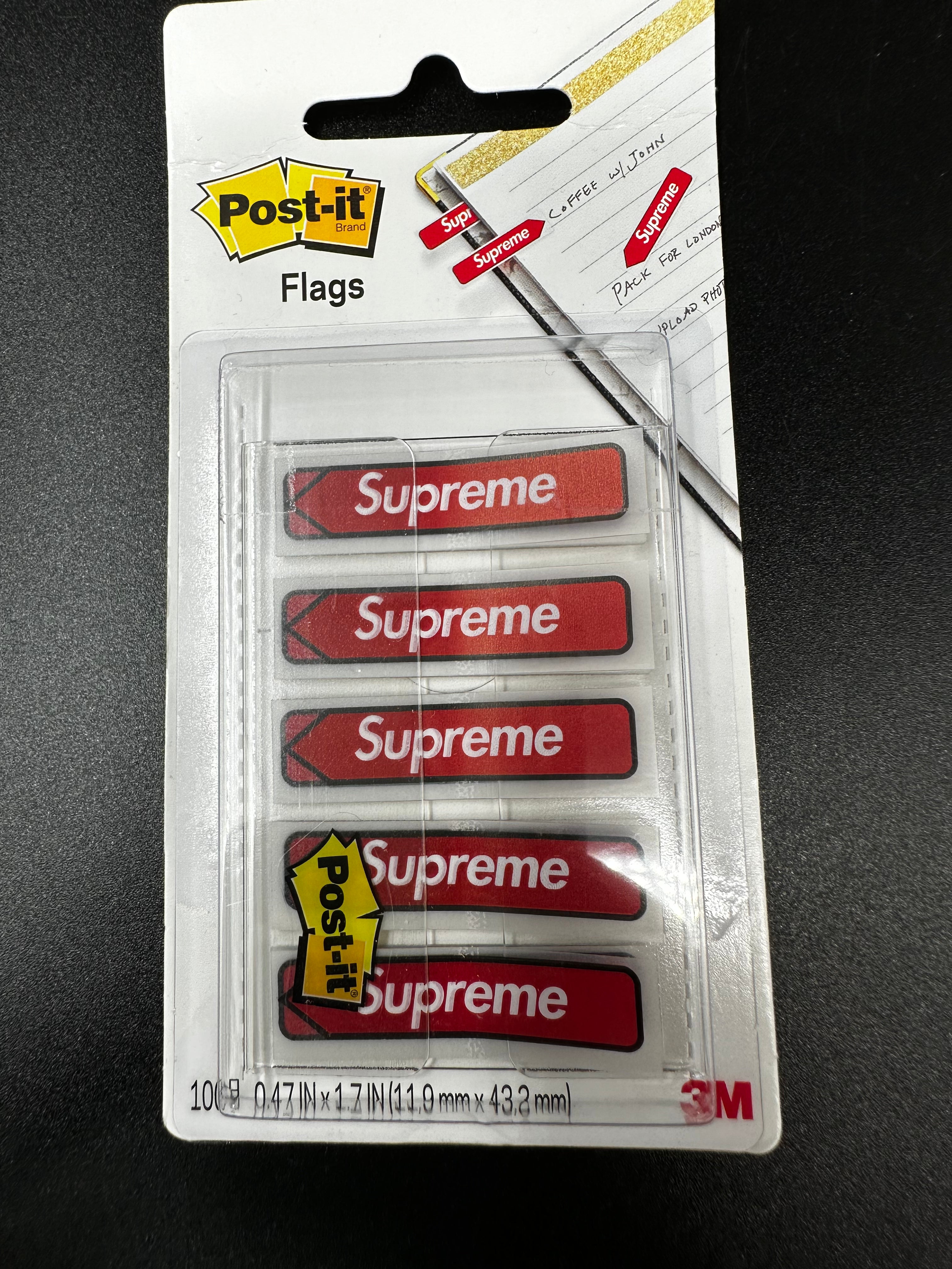 supreme post-it flags