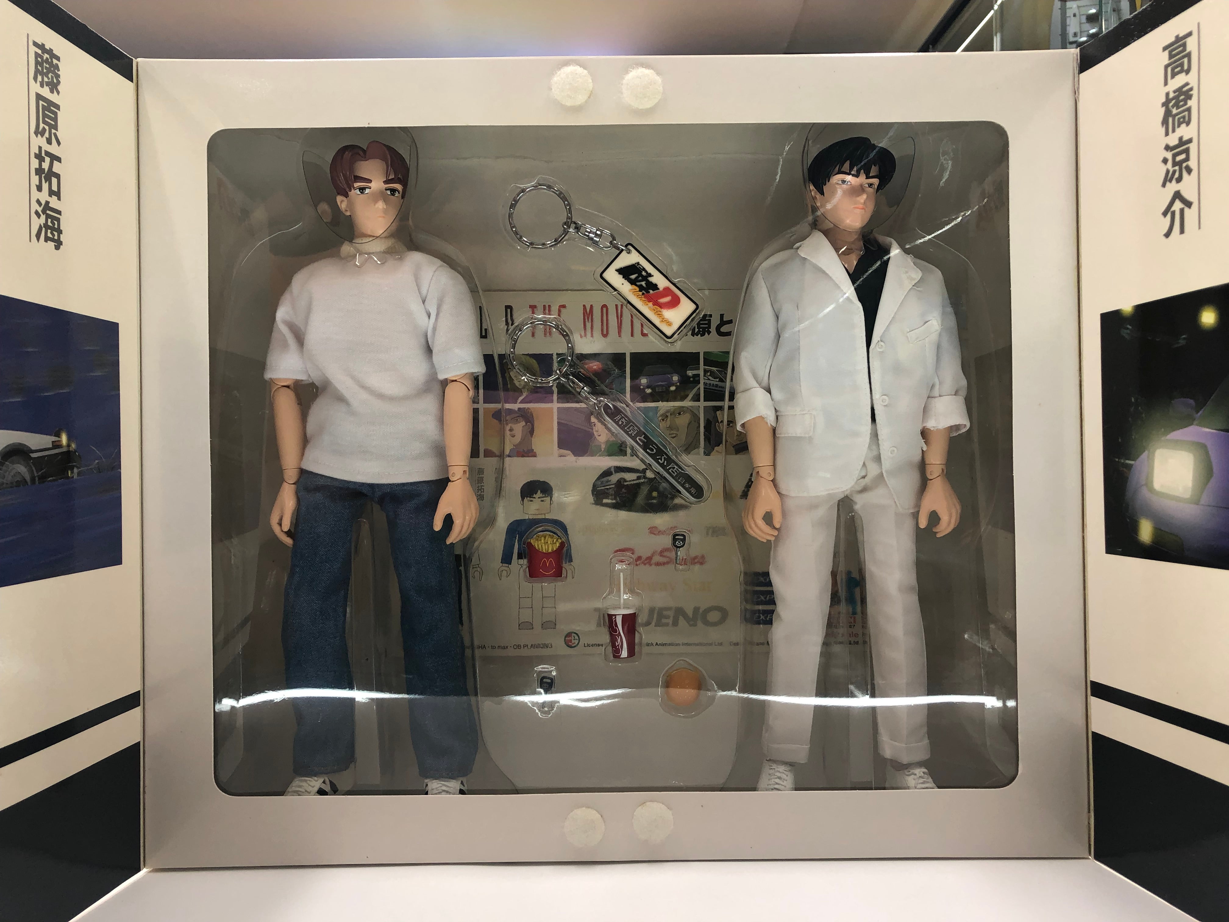 Takumi Fujiwara and Ryosuke Takahashi Initial D The Movie Dragon Models