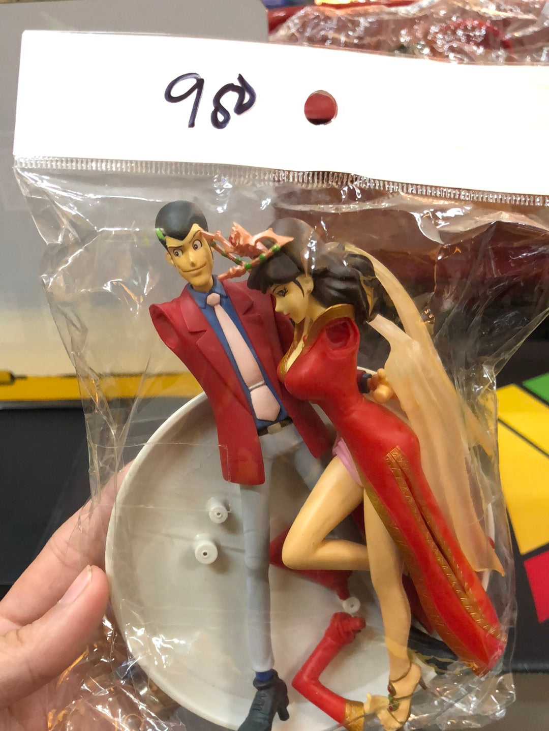 Lupin the Third goods figure Limited edition Fujiko Rare Set of 2