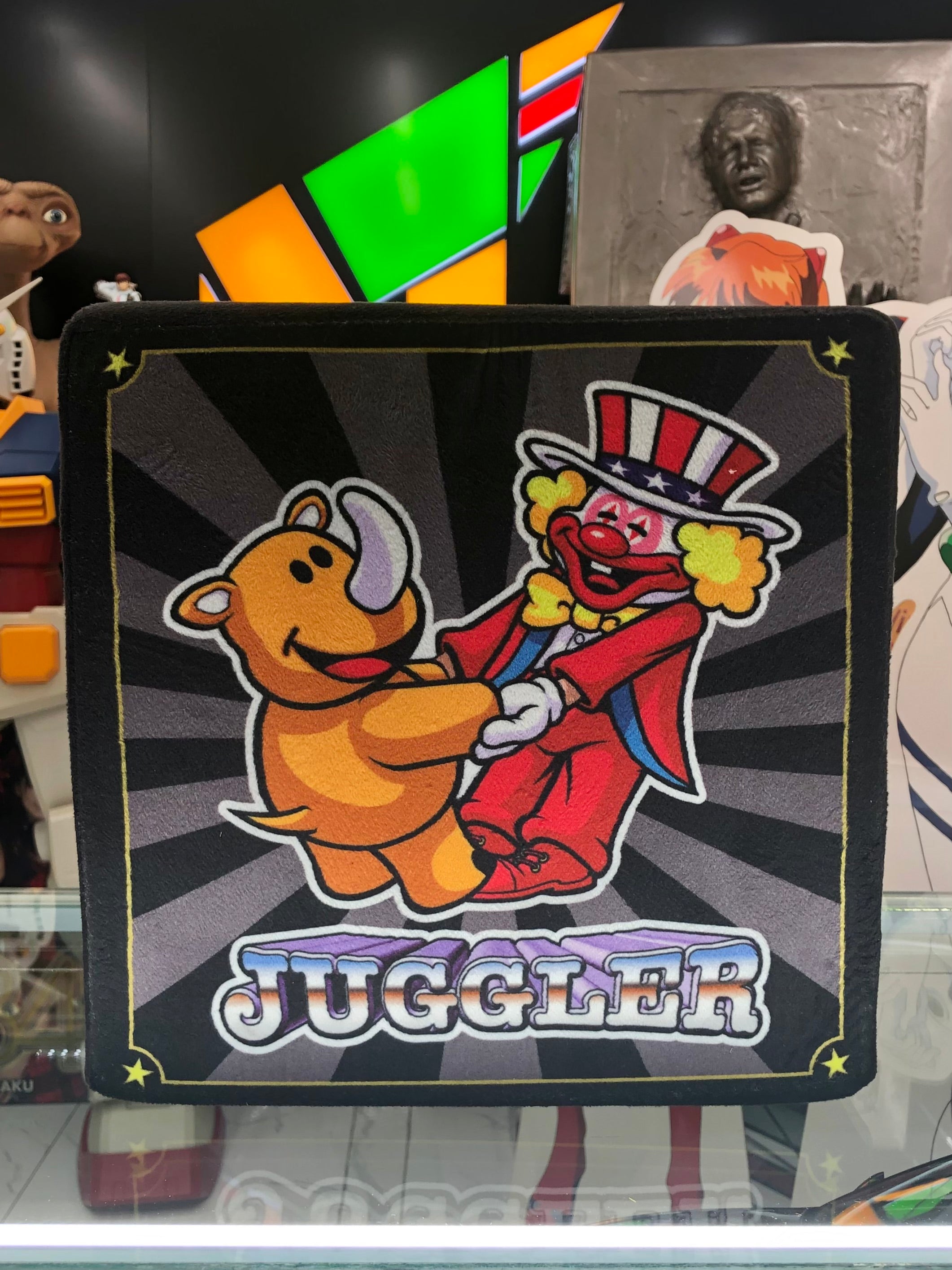 Juggler Clown Gogo Chance Piggy Bank with Gogo Chance Big Dice Kita Denshi