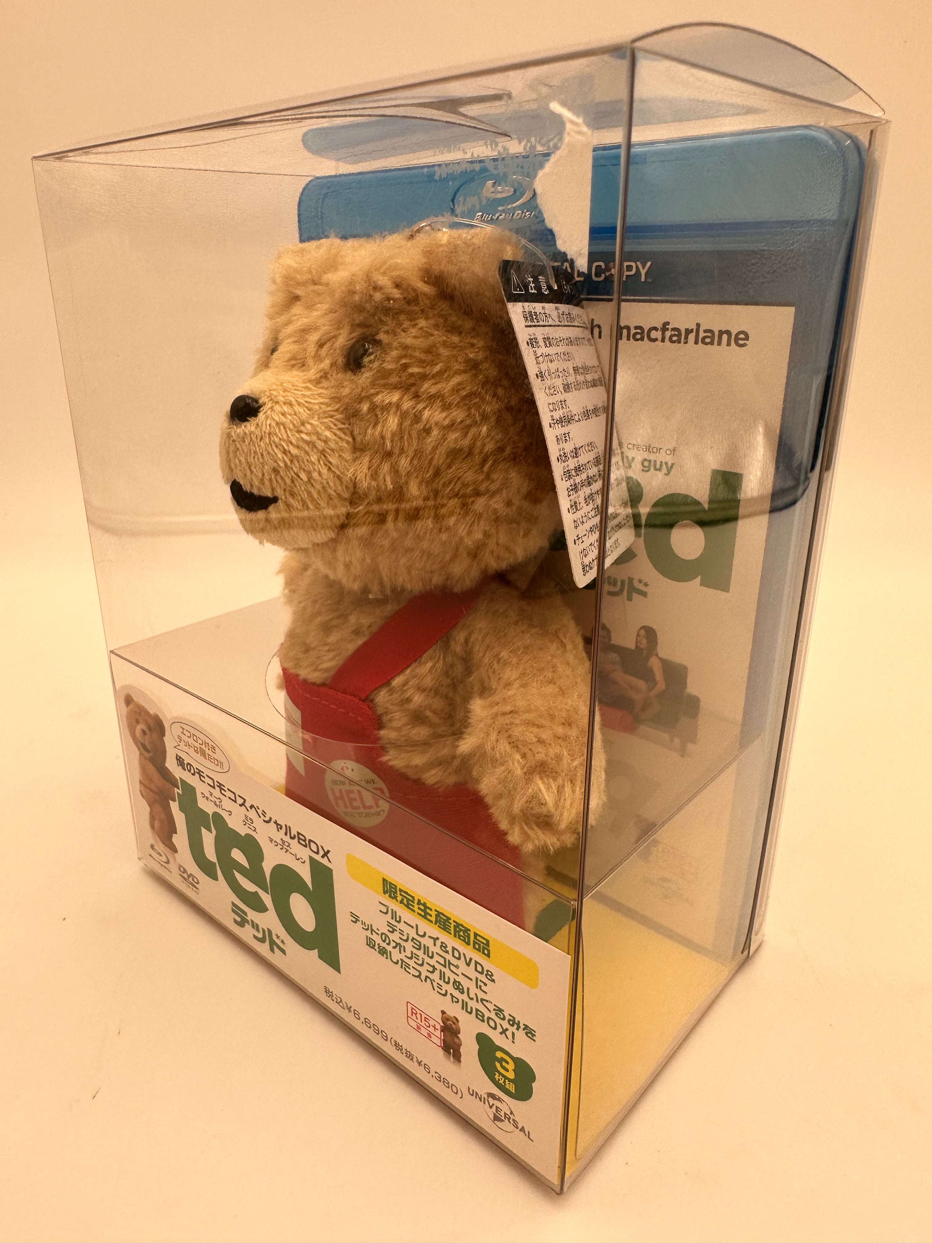 TED toys with blue-ray disc