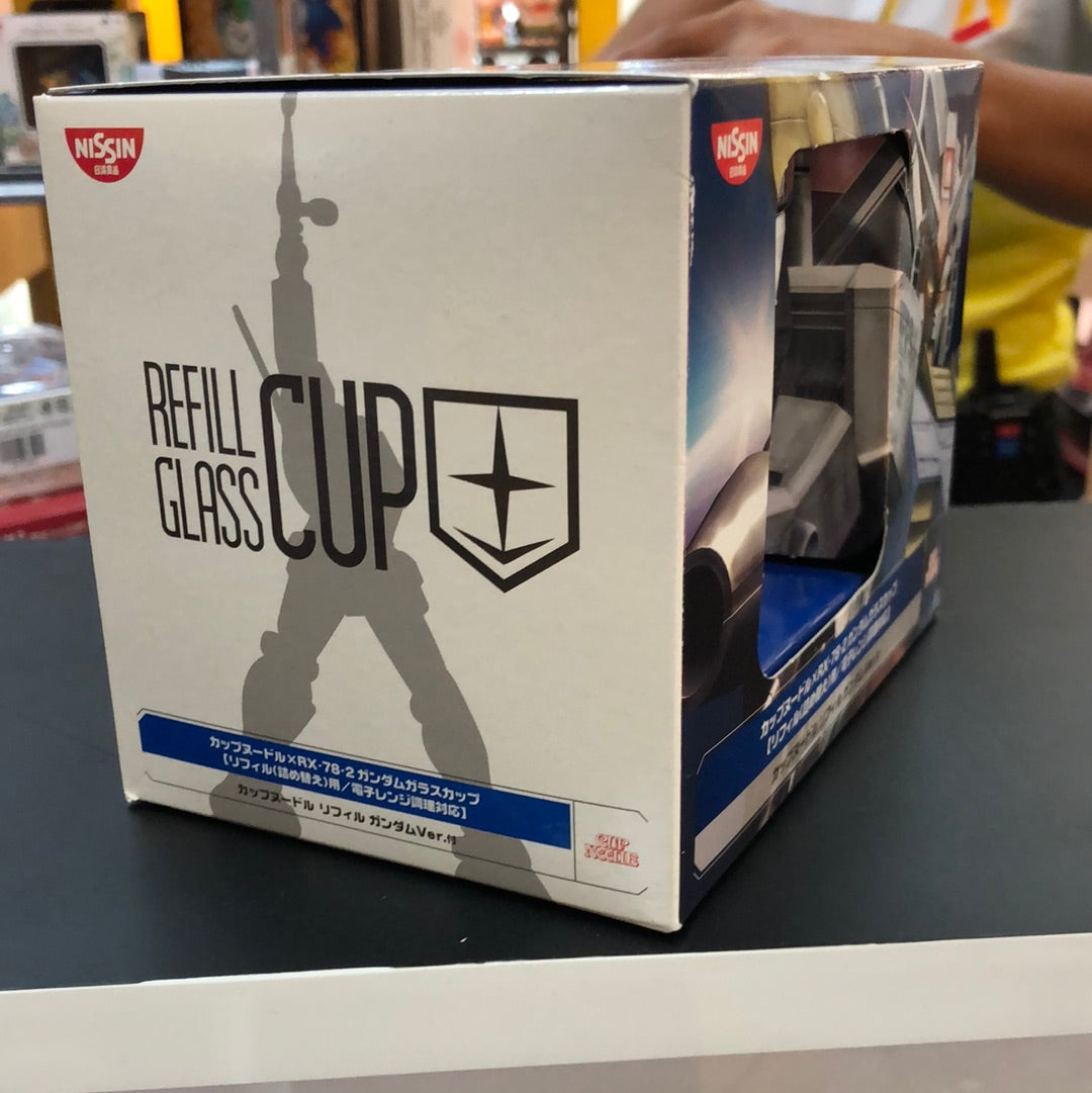 Refill Glass Cup Rx-78-2 Gundam