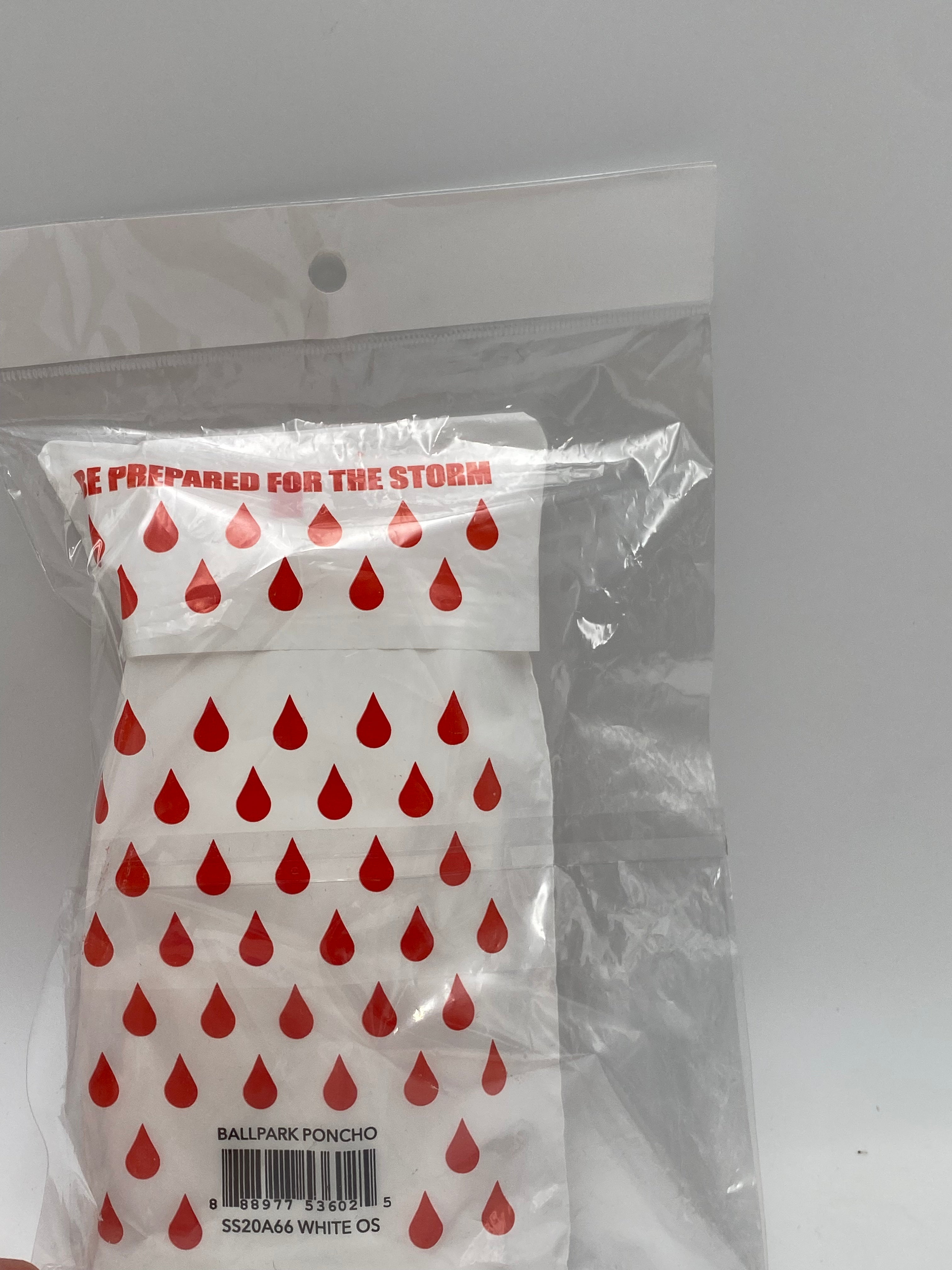 Supreme ballpark adult rain ponchos