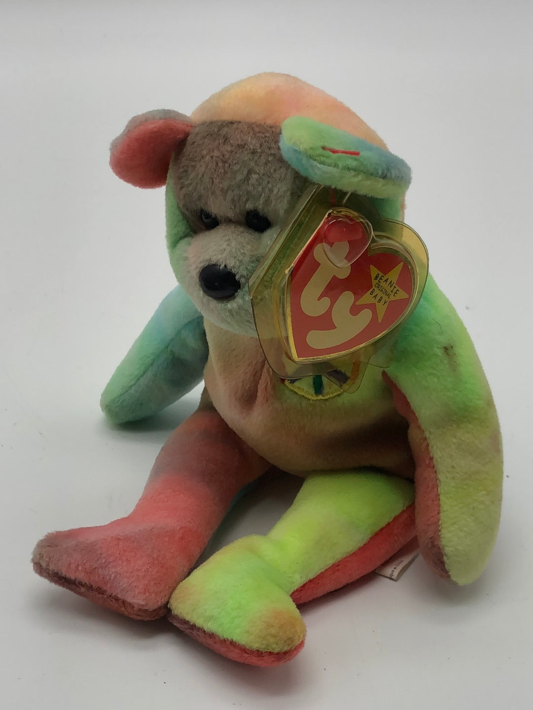 Rare Peace Bear Beanie Baby