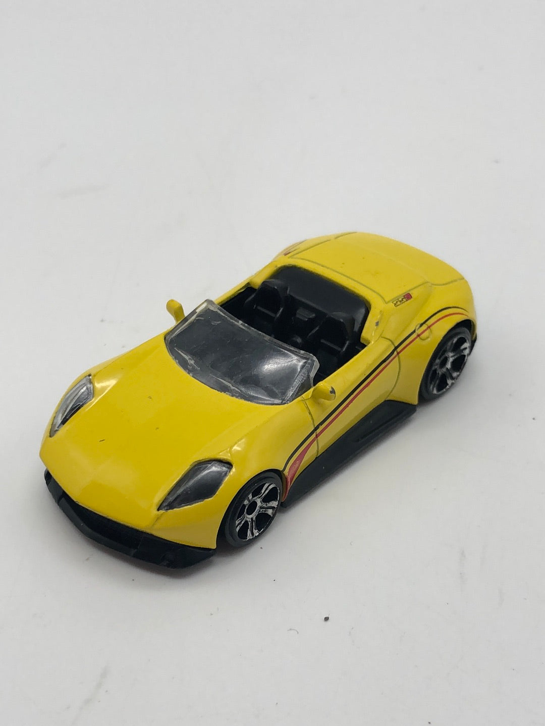 Yellow Lamborghini convertible