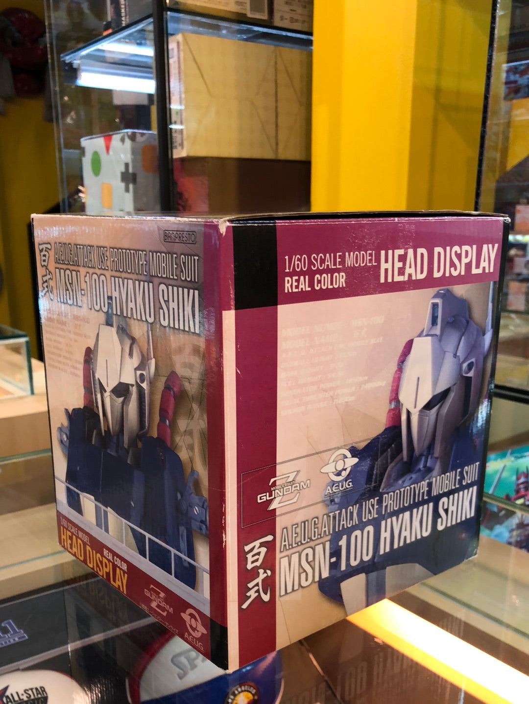 MSN-100 Hyaku Shiki 1/60 scale model head display Real color