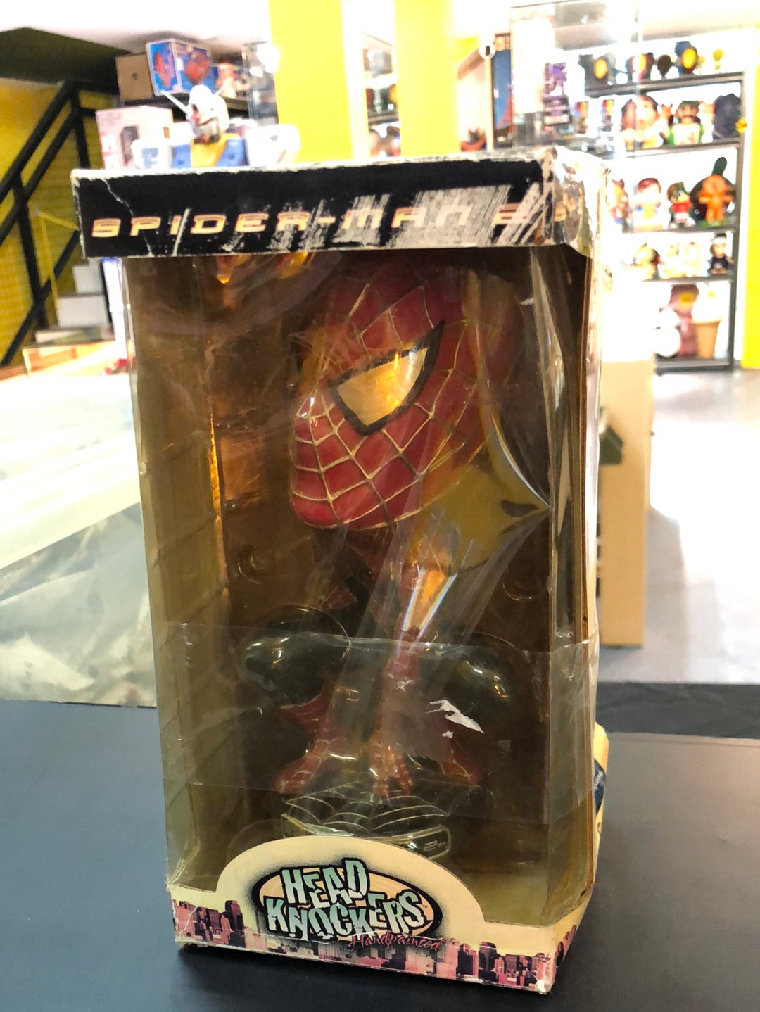 Spiderman Head knockers handpainted