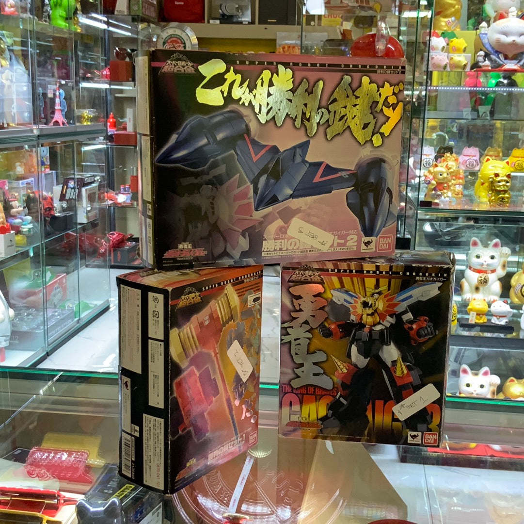 Super Robot chogokin set of 3