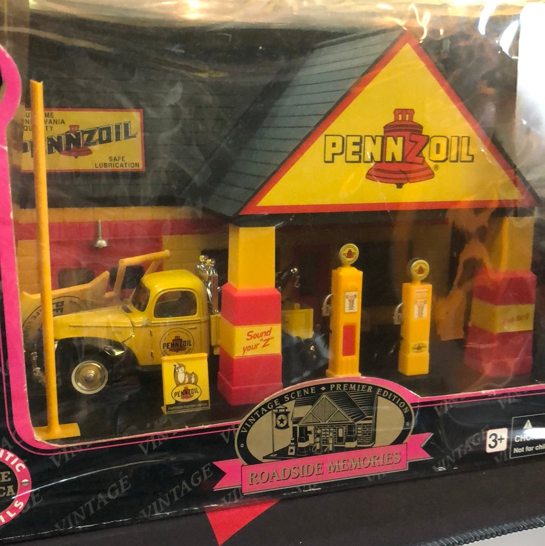 Pennzoil Roadside memories Vintage scene, premier Edition