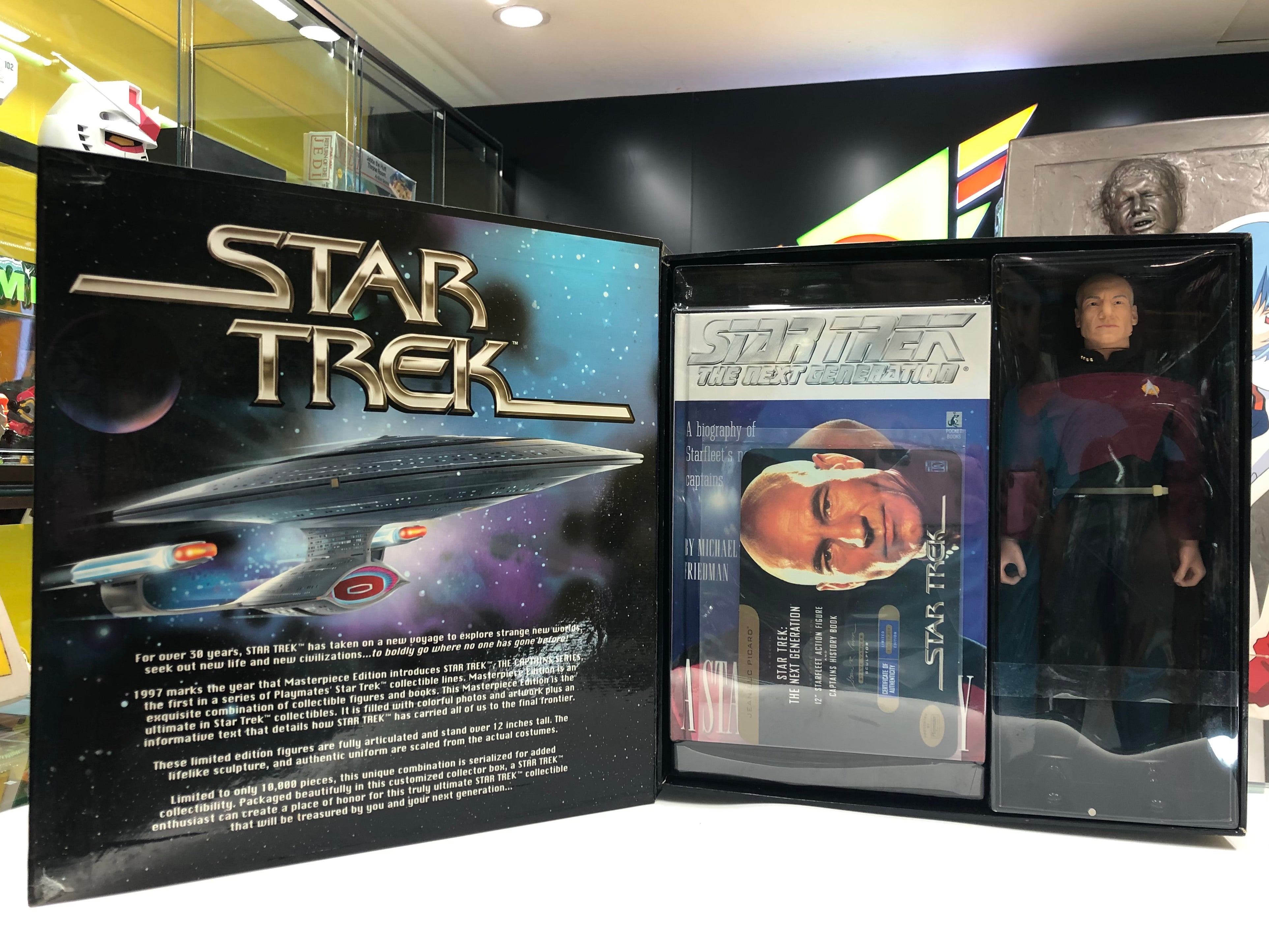 LIMITED EDITION Captain Jean-Luc Picard USS Enterprise NCC-1701-D Star Trek Masterpiece Edition The Captain Series 1997 Playmates Toy