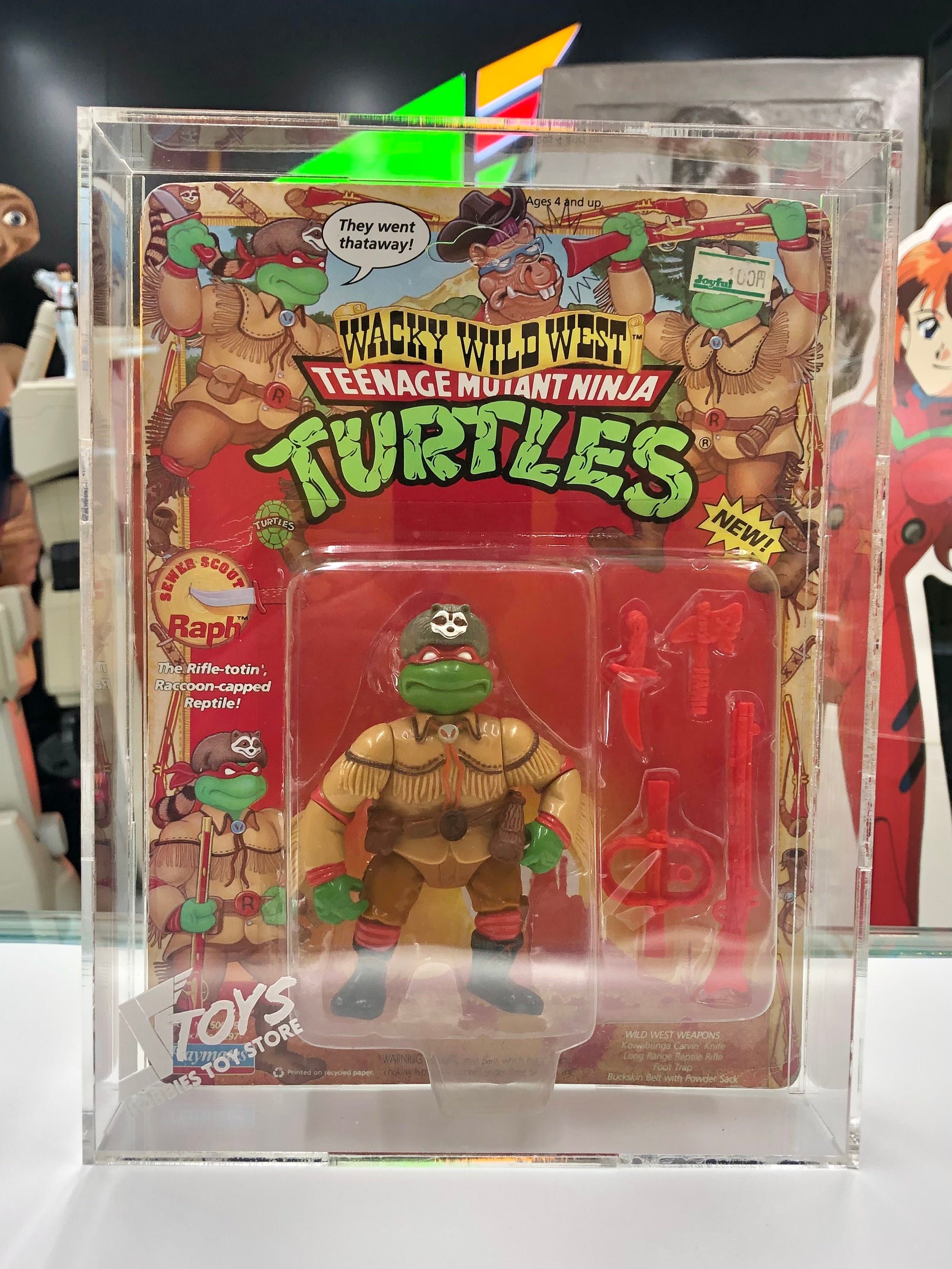 Teenage Mutant Ninja Turtles Wacky Wild West Complete Set 1989 Playmates Toy