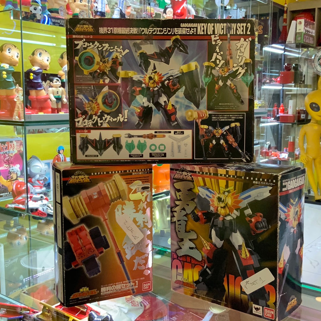 Super Robot chogokin set of 3