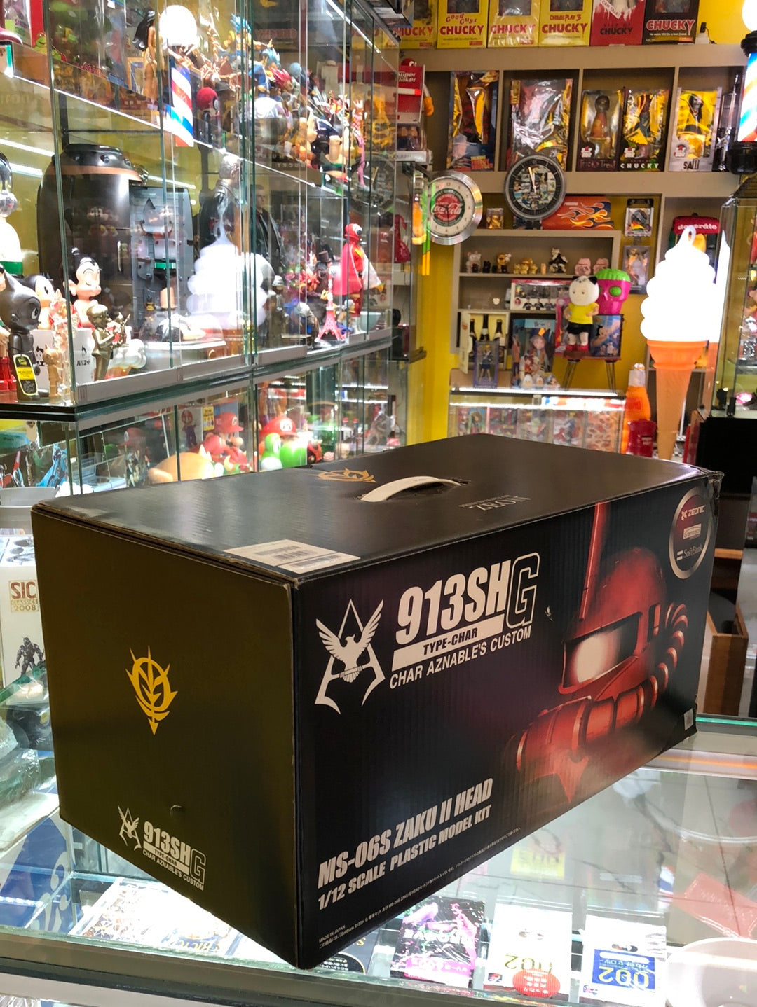 MS-06S ZAKU ll HEAD 1/12 Scale Plastic Model Kit