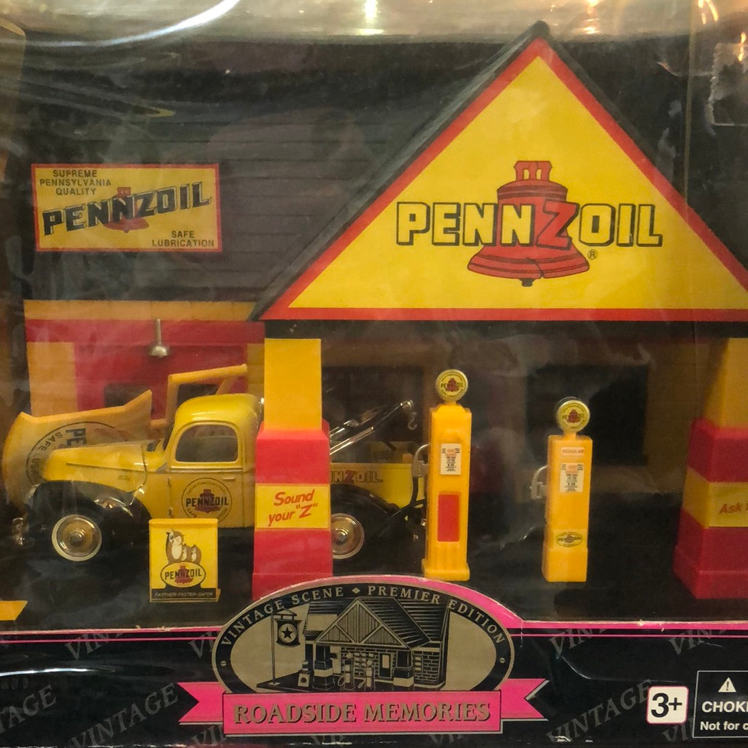 Pennzoil Roadside memories Vintage scene, premier Edition