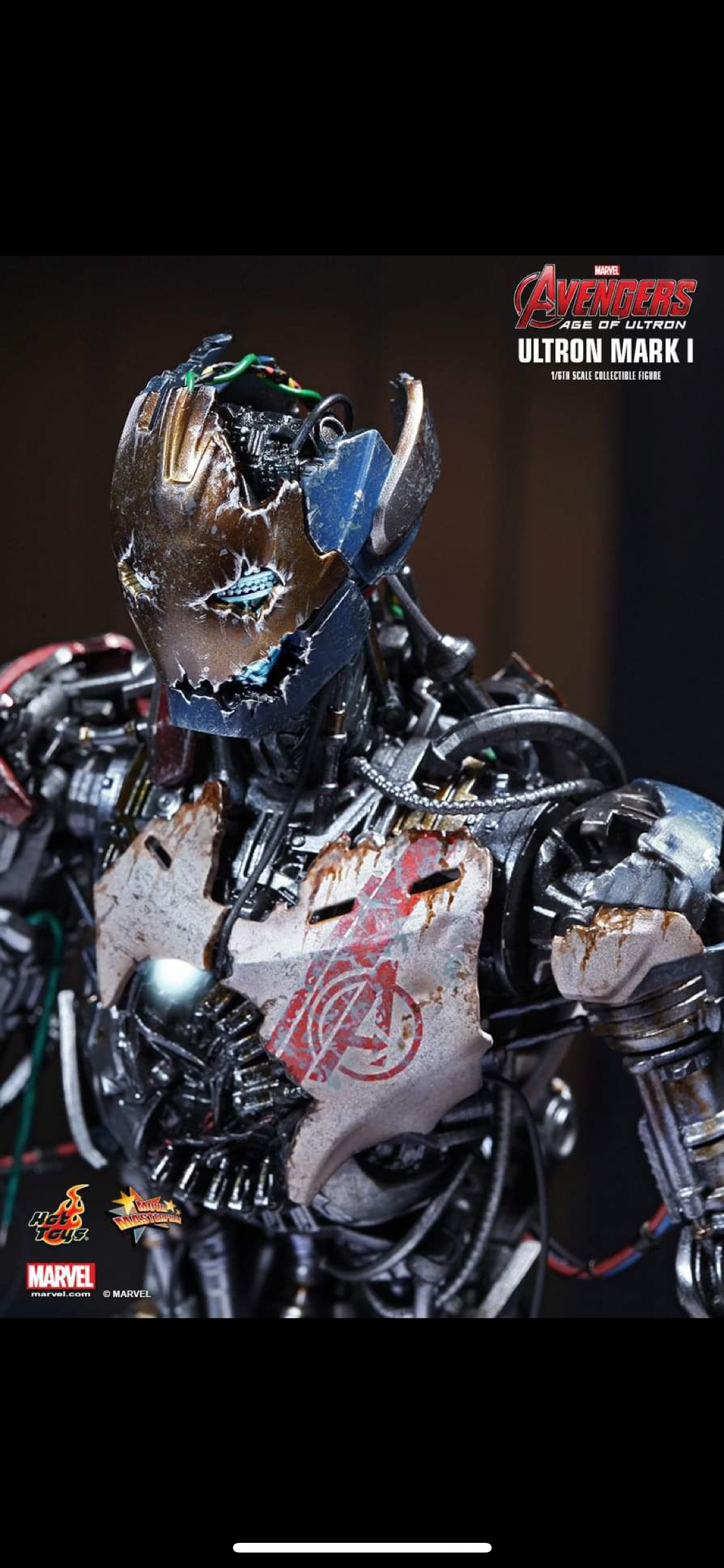 Item: Hot Toys 𝐀𝐆𝐄 𝐎𝐅 𝐔𝐋𝐓𝐑𝐎𝐍 𝐋𝐈𝐍𝐄 MARK 1