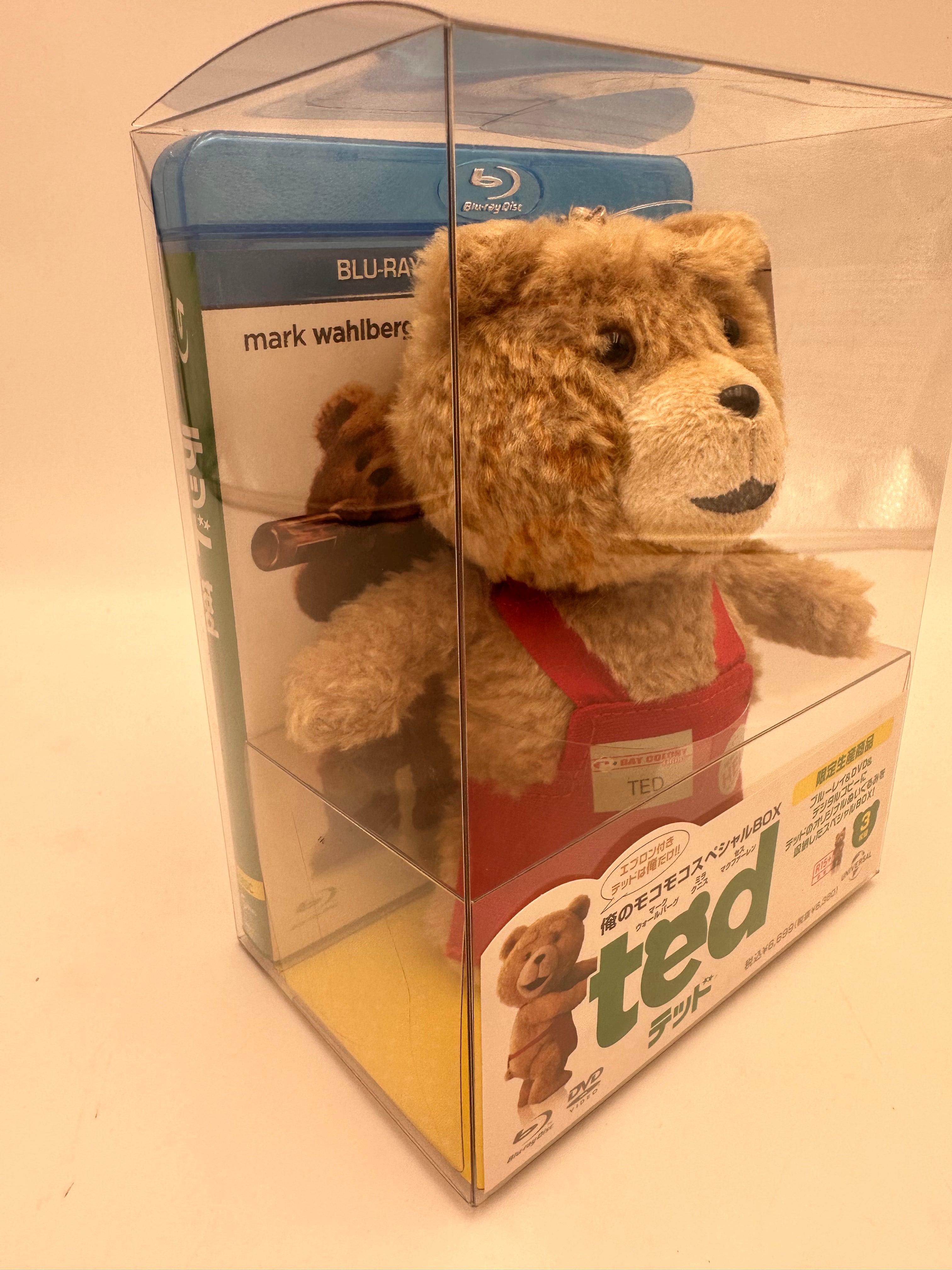 TED toys with blue-ray disc