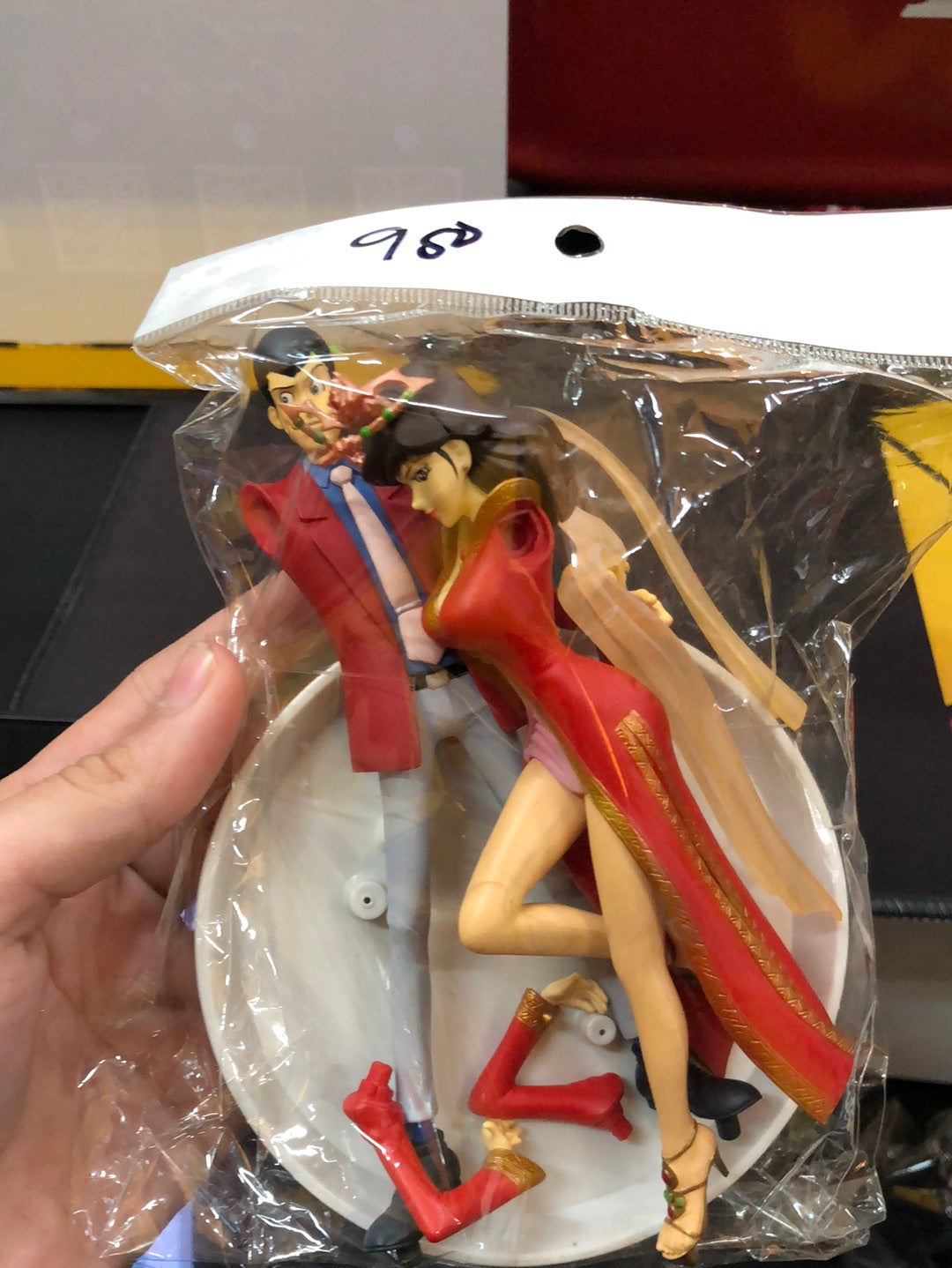Lupin the Third goods figure Limited edition Fujiko Rare Set of 2