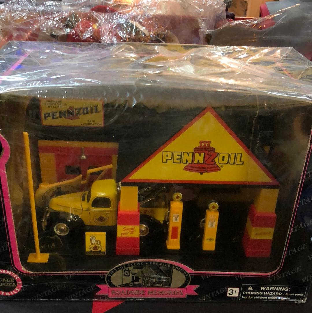 Pennzoil Roadside memories Vintage scene, premier Edition