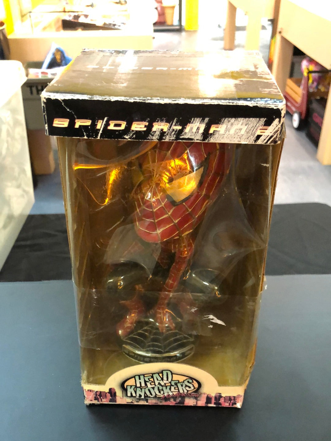 Spiderman Head knockers handpainted