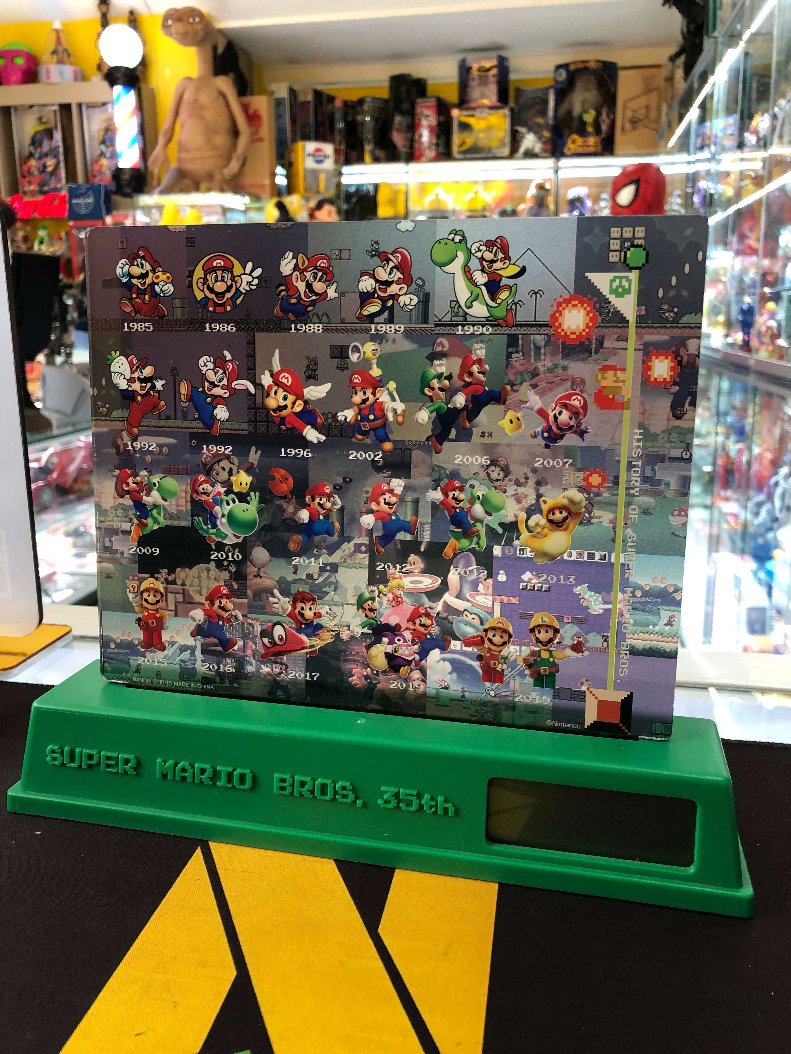 Super Mario bros.35th anniv.clock game sounds