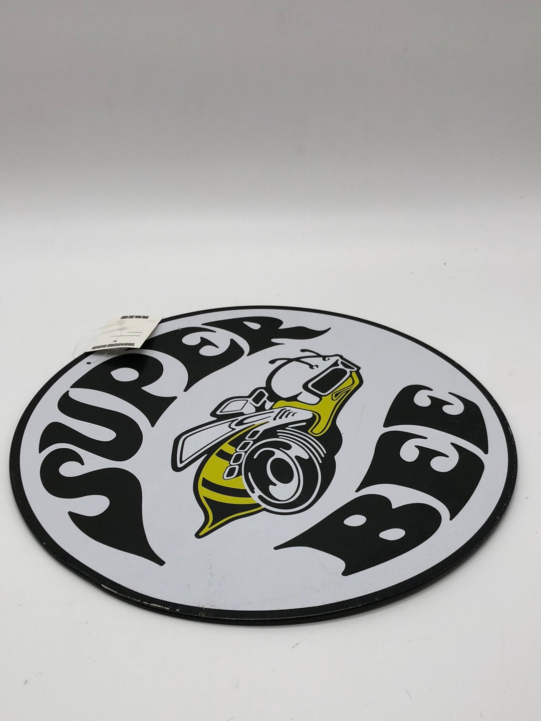 Super Bee Round Tin Sign