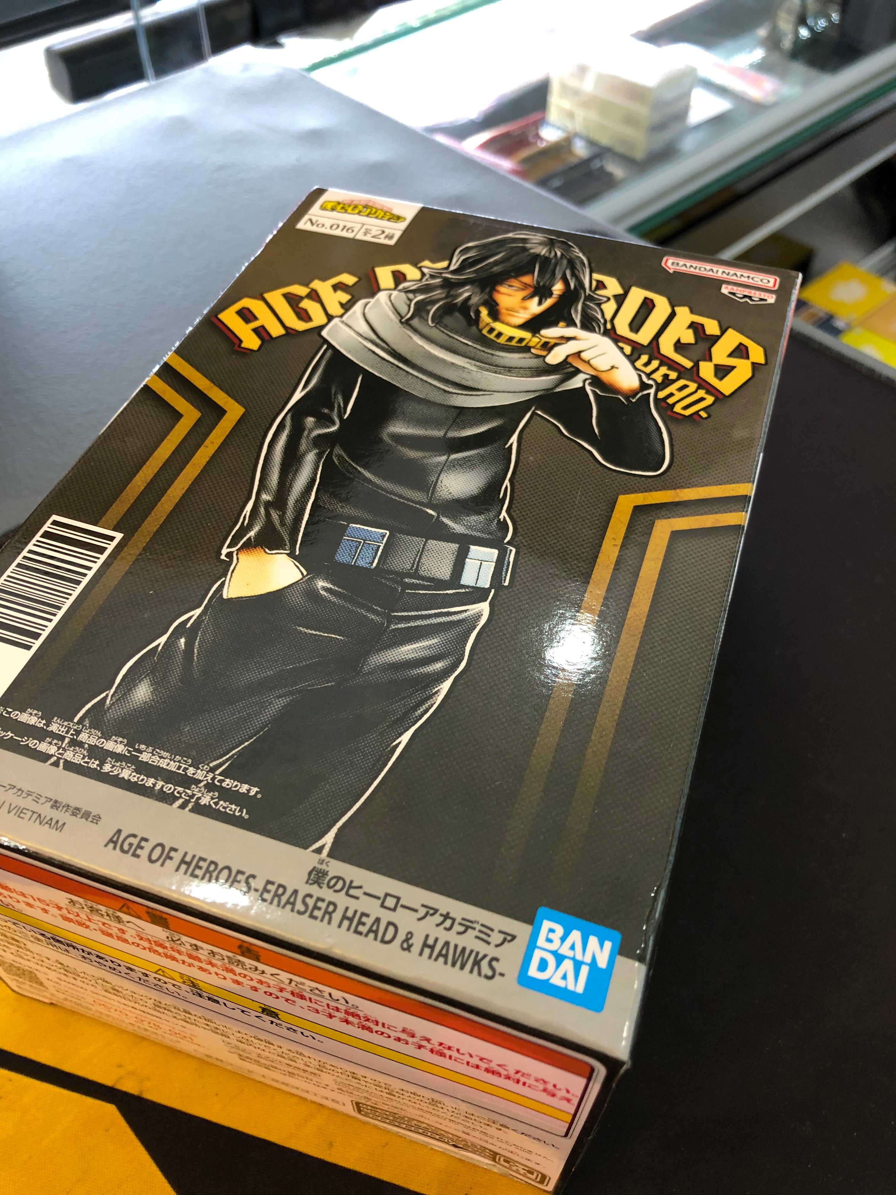 my hero academia age of heroes vol.16 shota aizawa eraser head figure