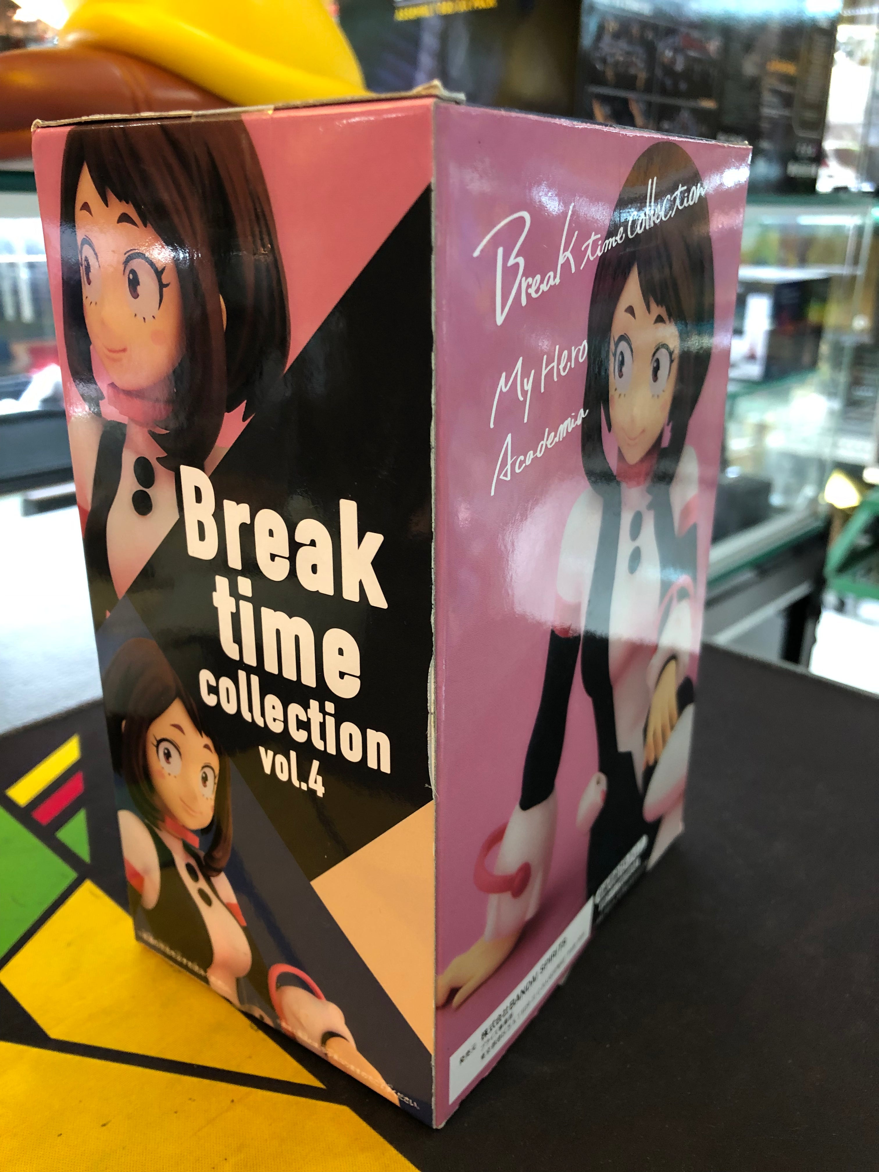 my hero academia ochako uraraka bandai figure break time collections