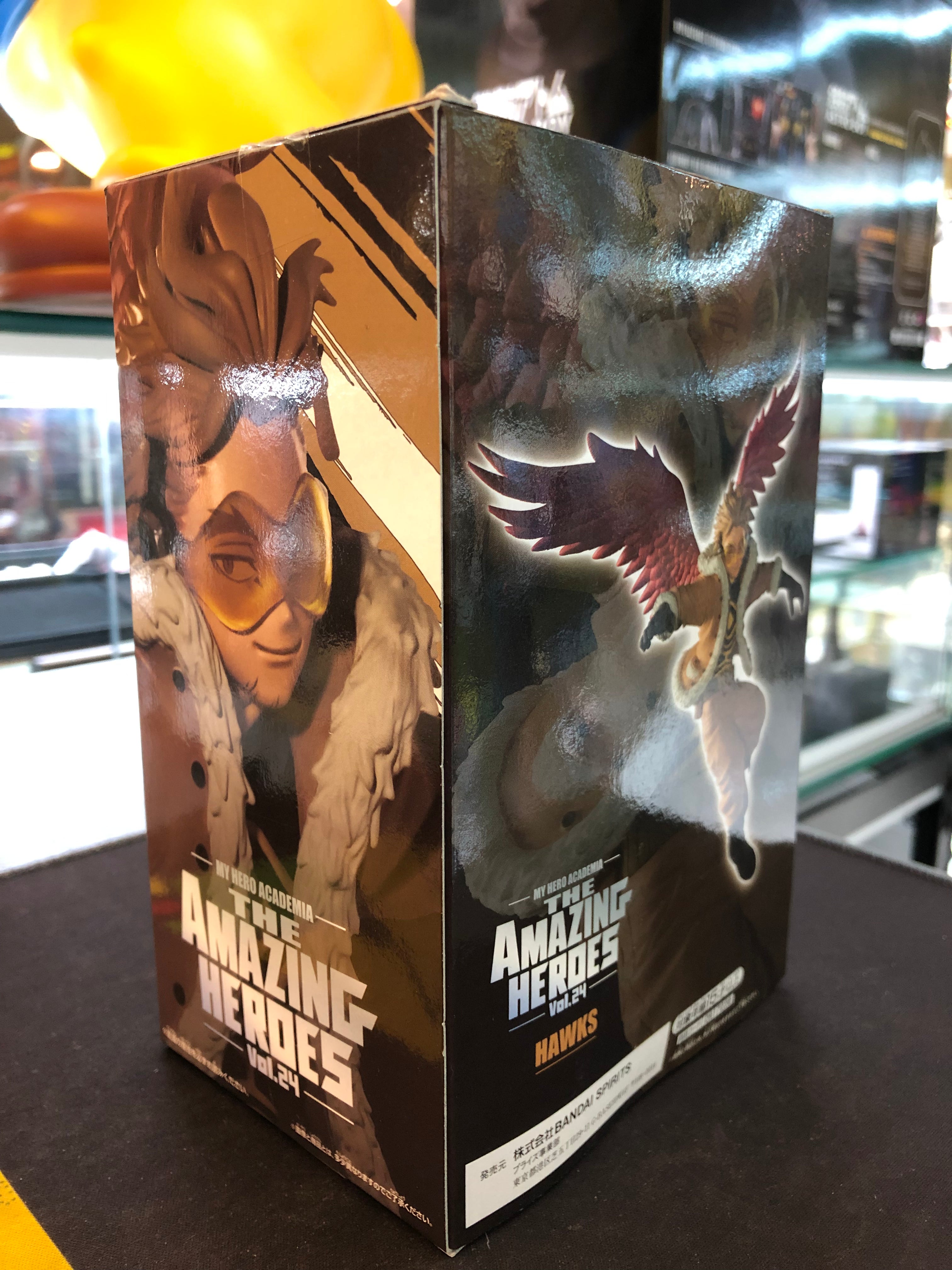 my hero academia the amazing heroes vol.24 hawks toy figure