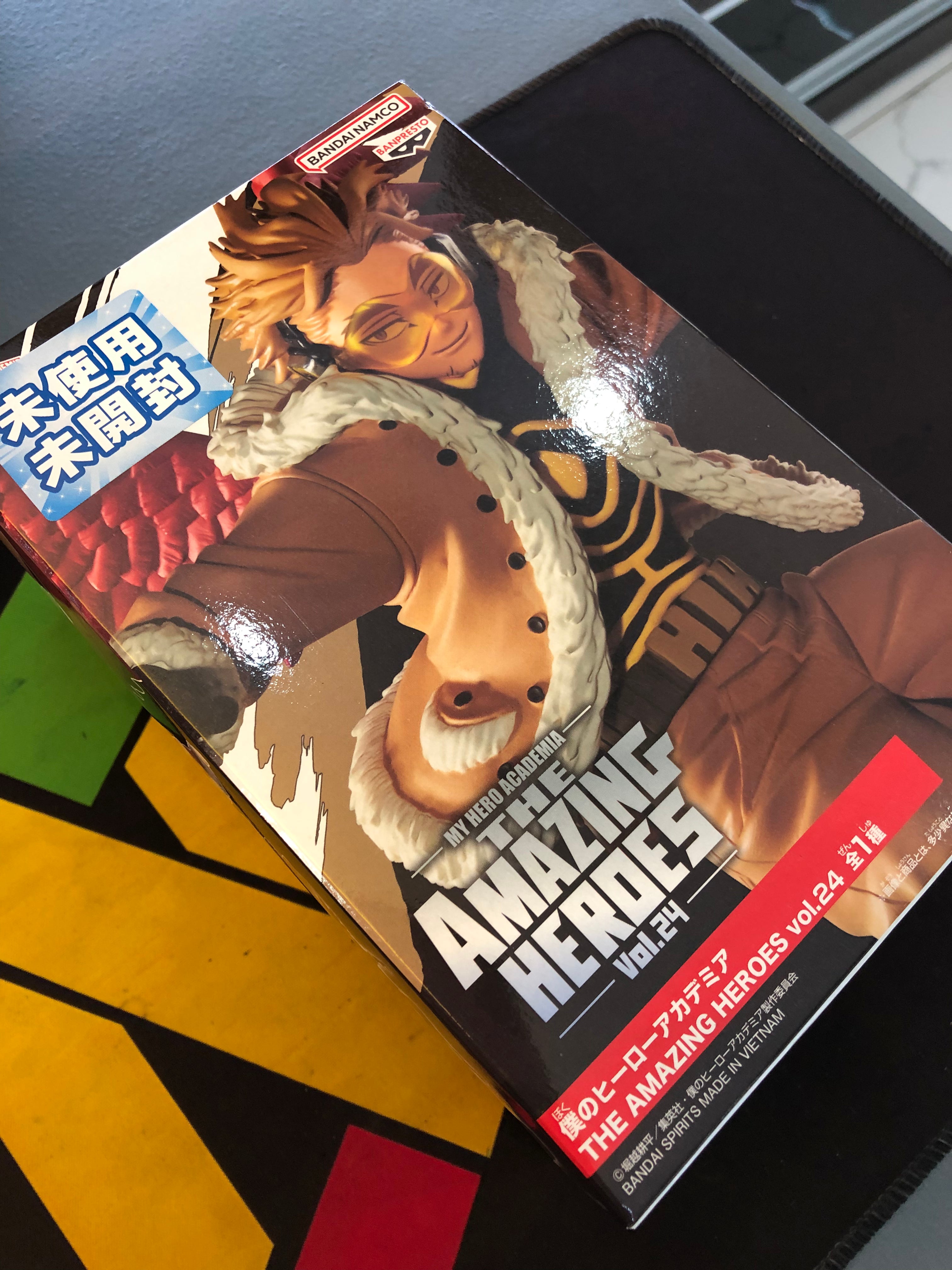 my hero academia the amazing heroes vol.24 hawks toy figure