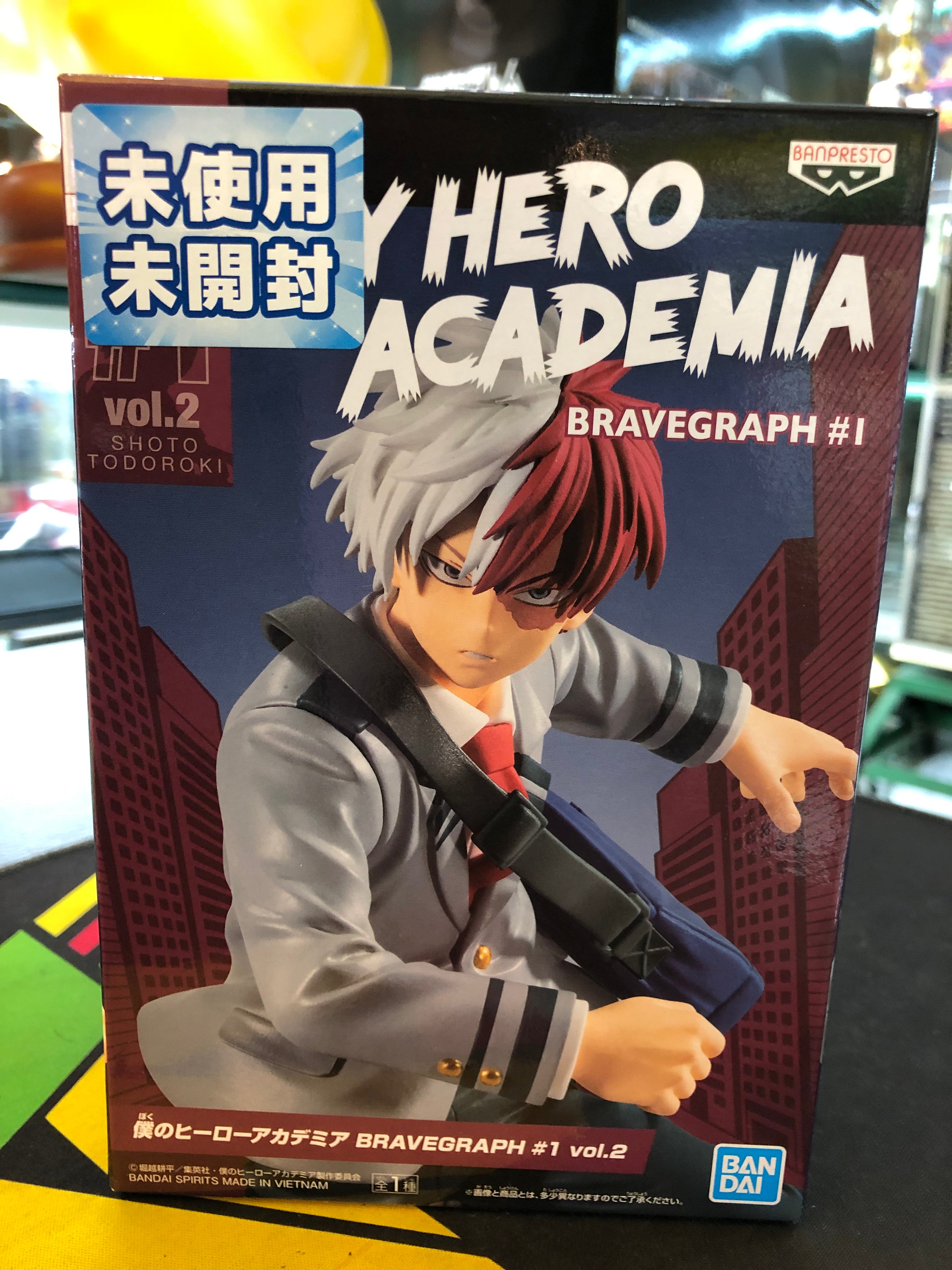 my hero academia bravegraph # 1 banpresto import figure shoto todoroki