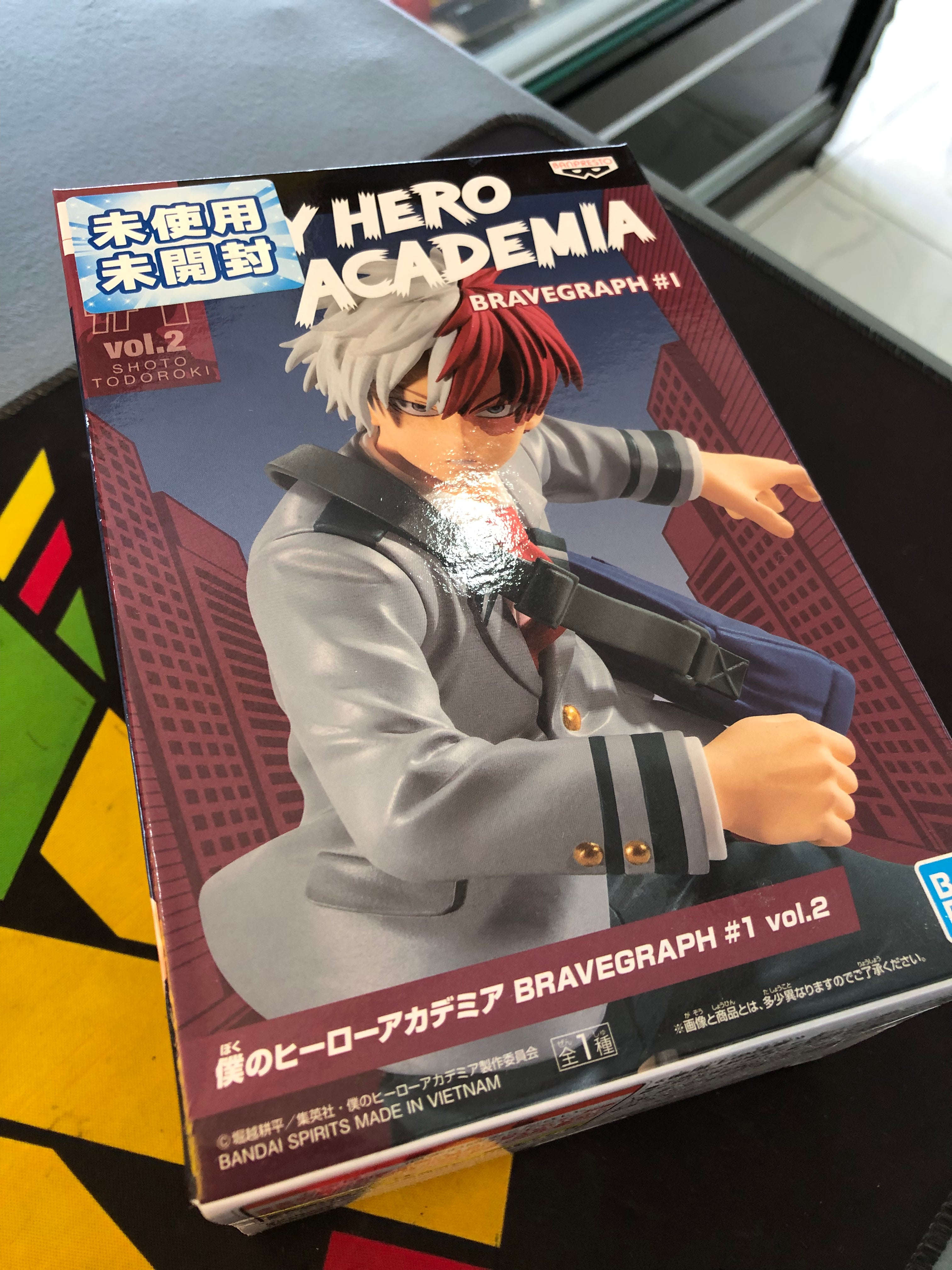 my hero academia bravegraph # 1 banpresto import figure shoto todoroki