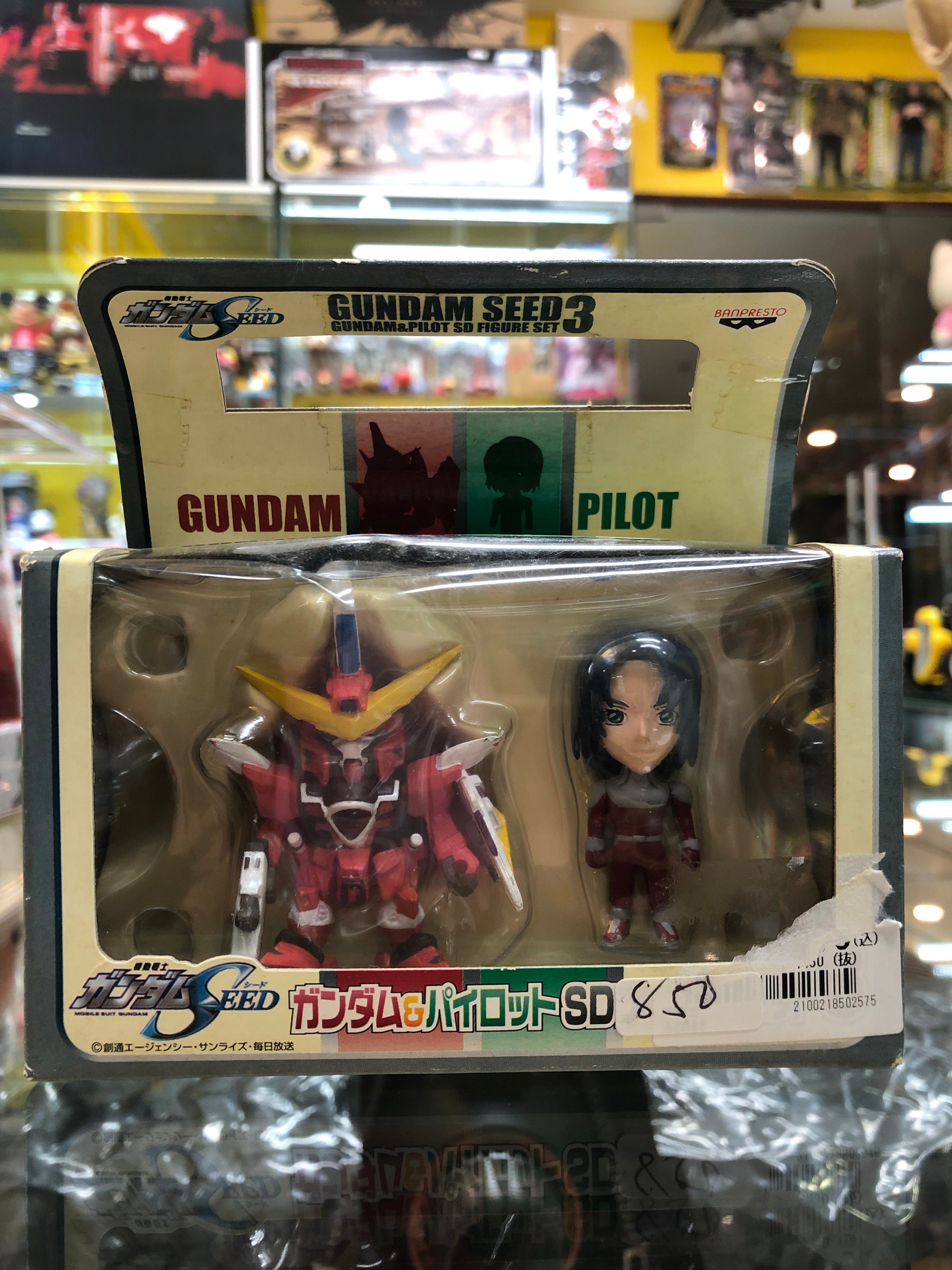 Gundam Seed 3 Gundam & pilot Sd figure set