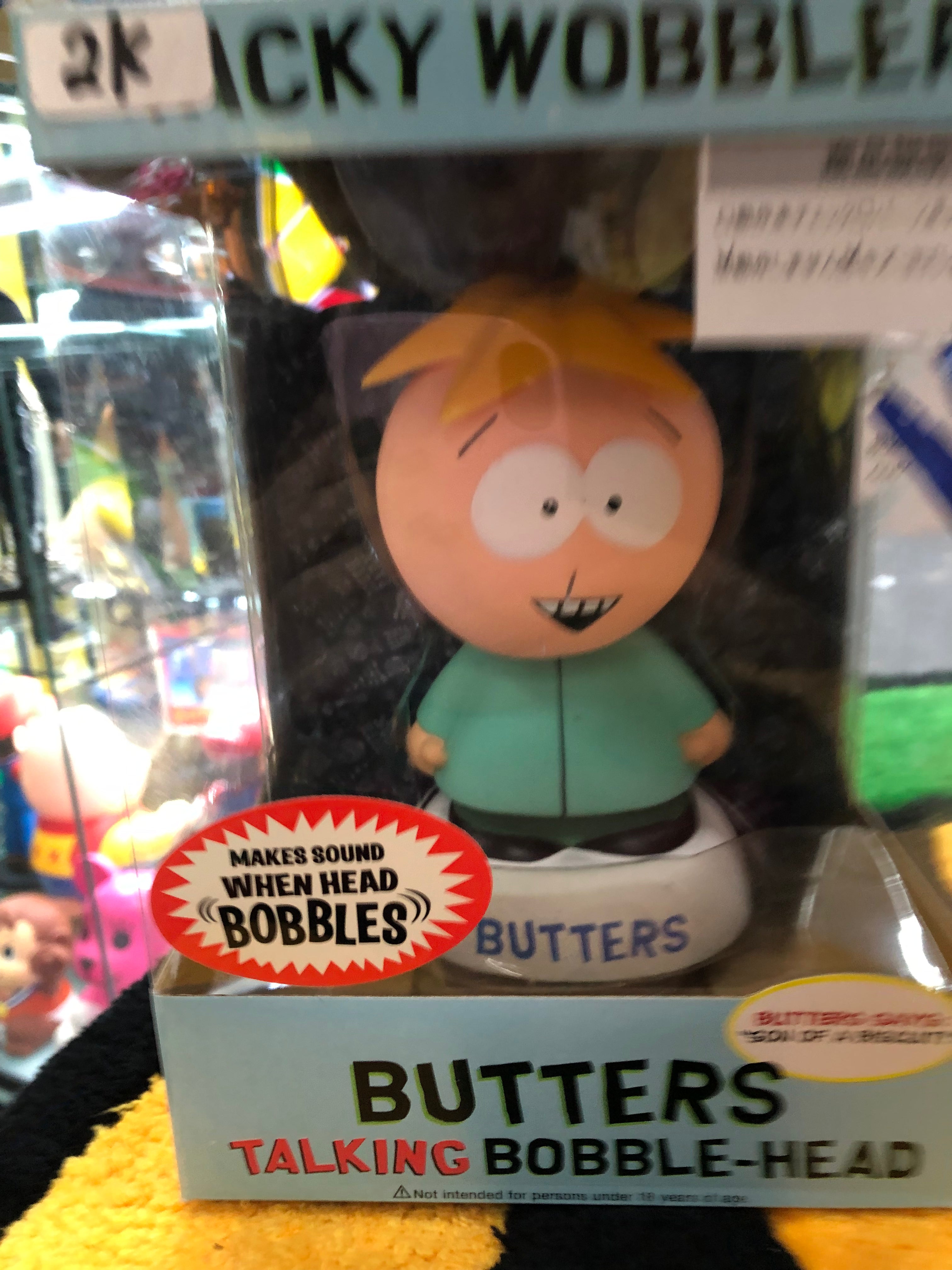 Butters Talking bobble-head Wacky wobbler