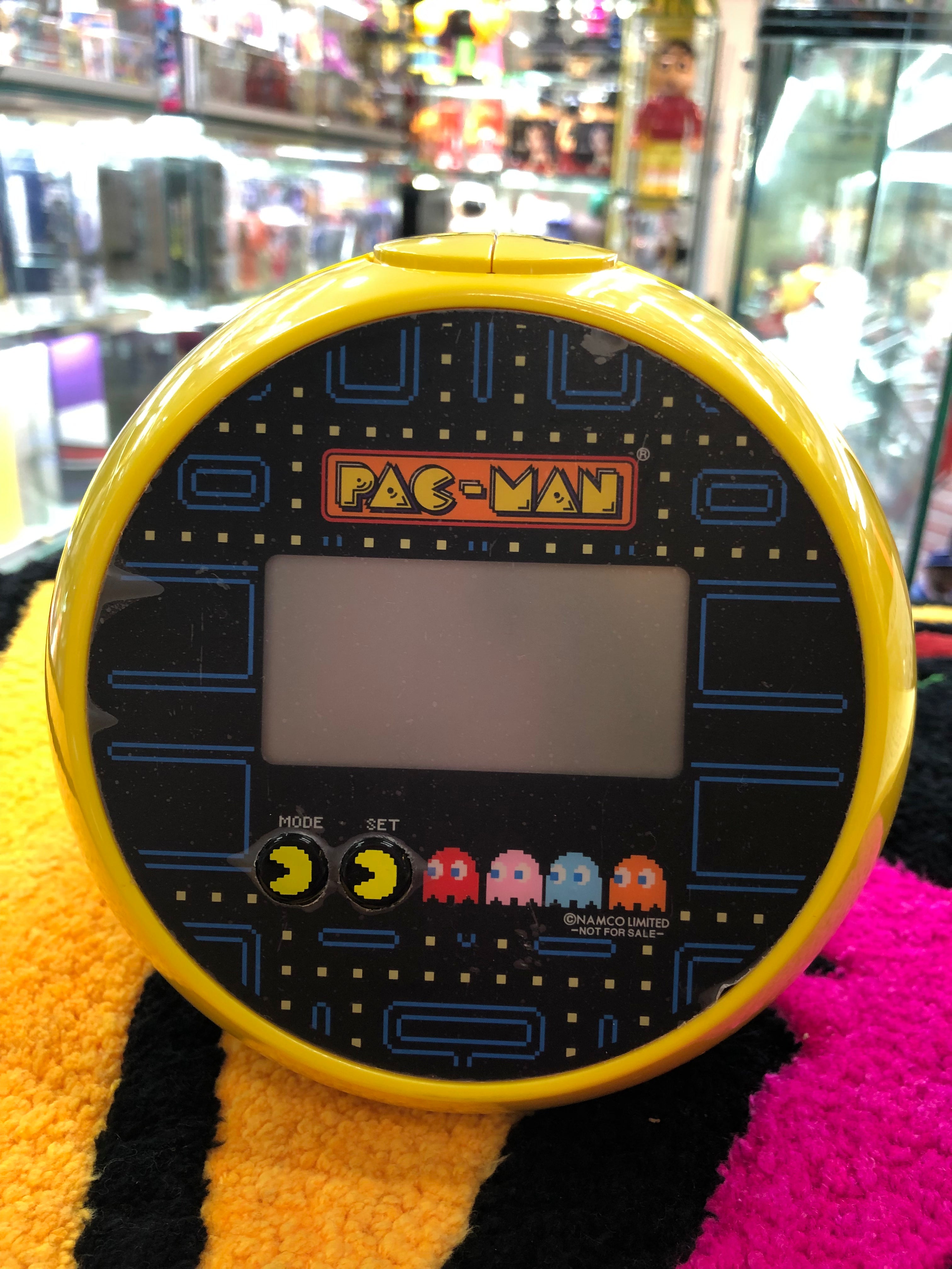 pac-man Namco limited alarm clock