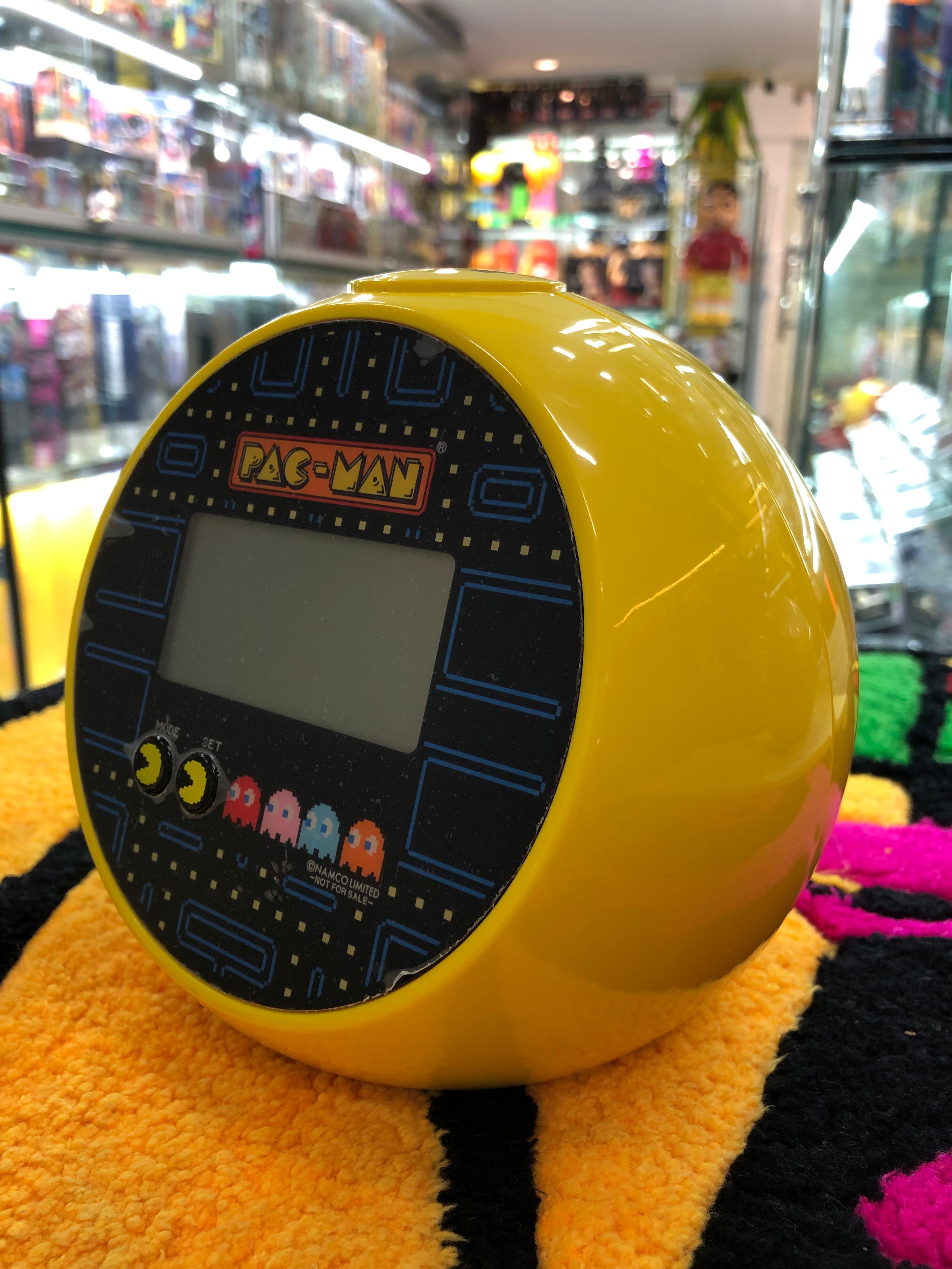 pac-man Namco limited alarm clock
