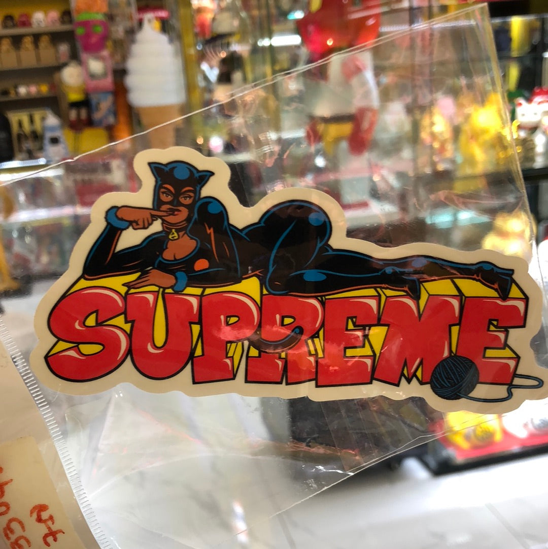 Supreme Catwoman Sticker