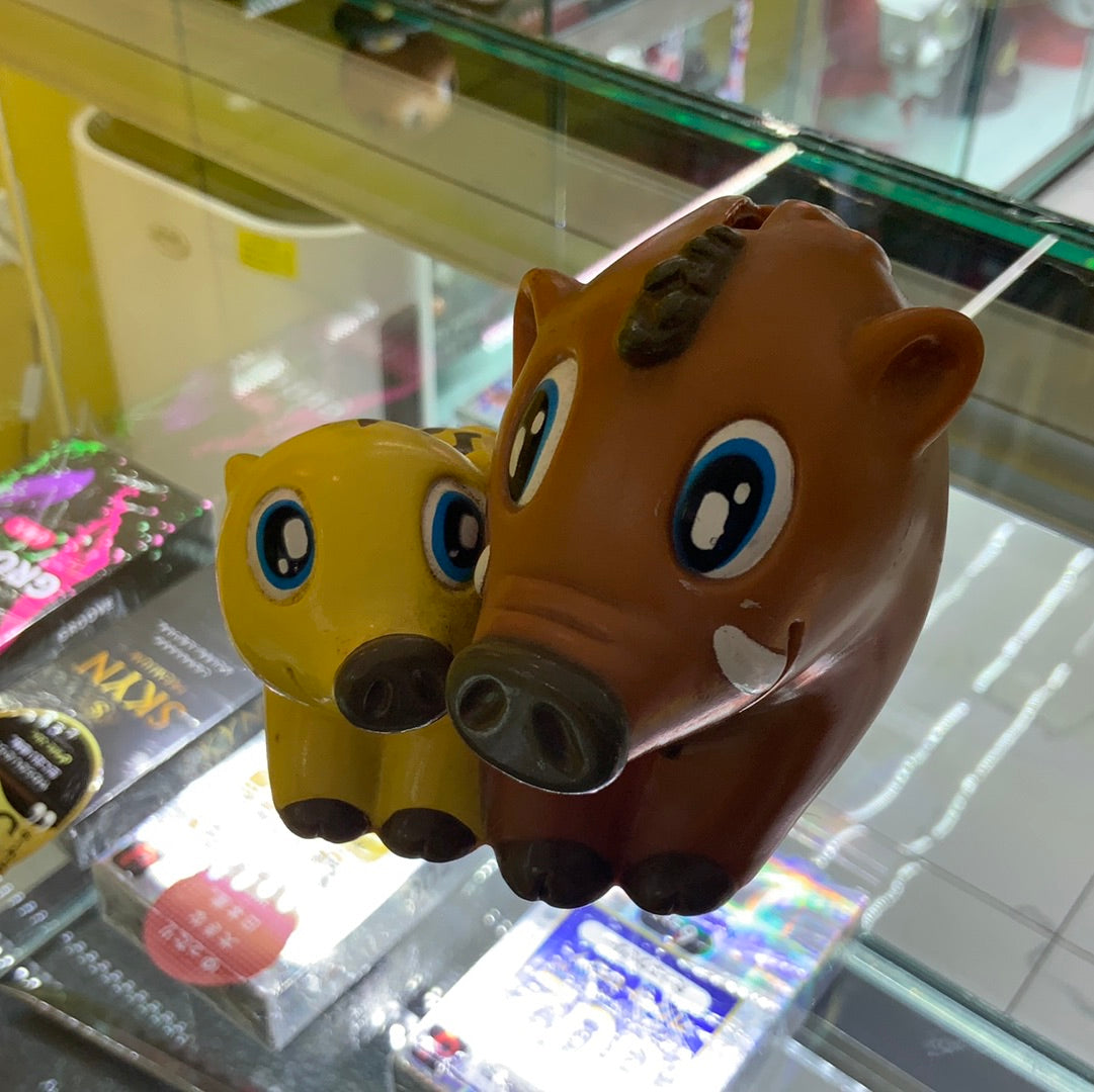 Mini Pig bank light brown