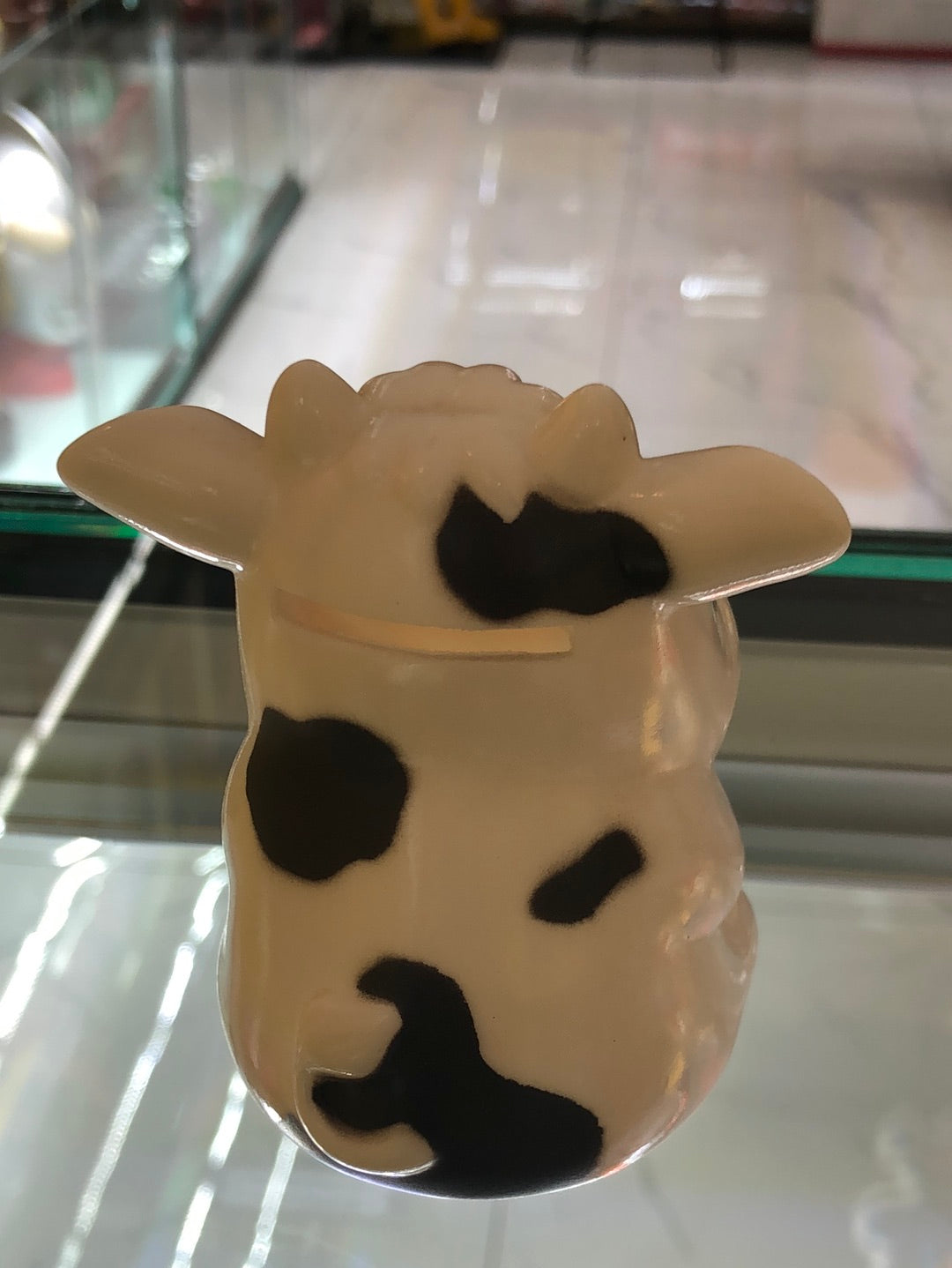 Mini Cow with Bell Bank