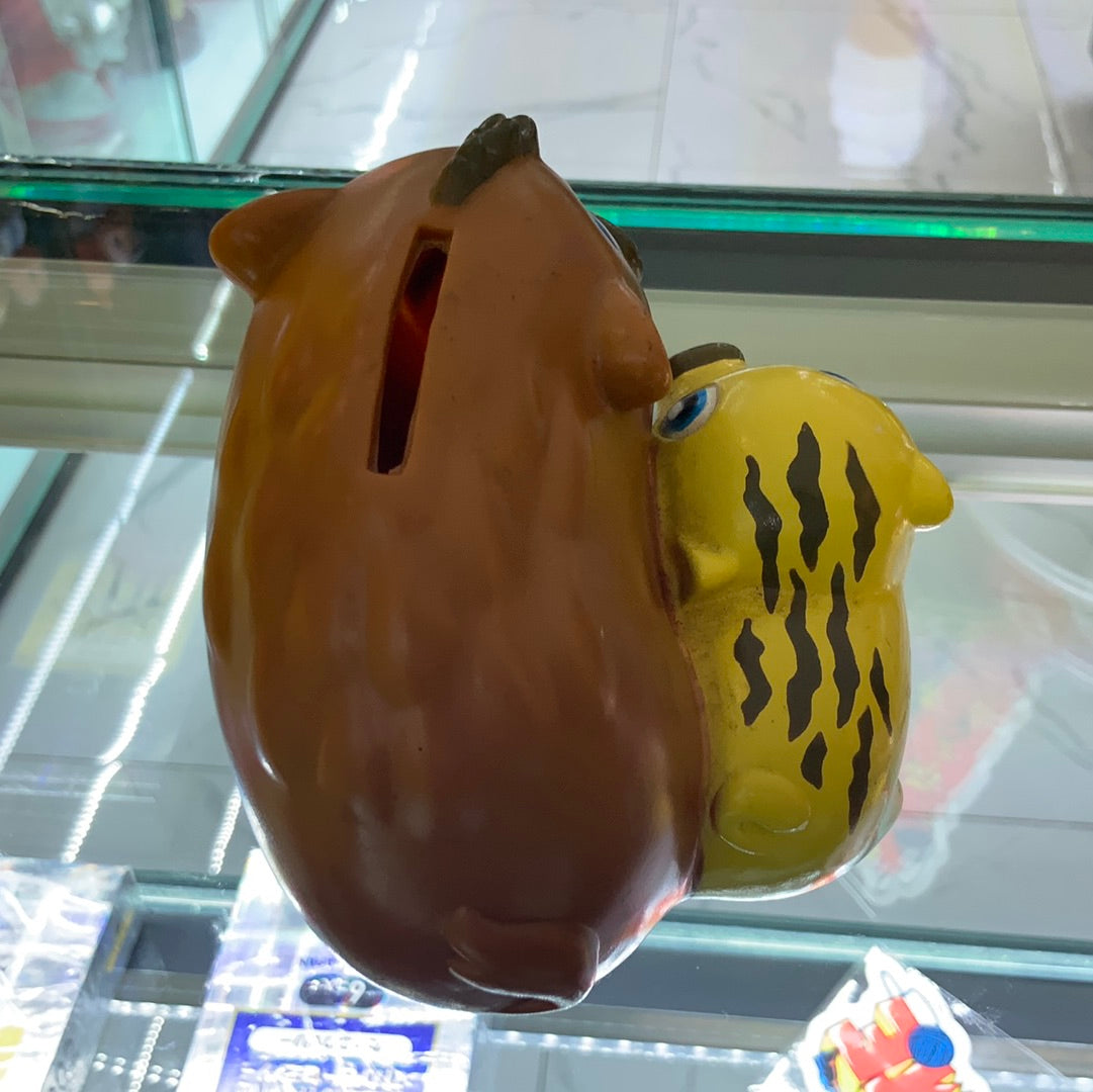 Mini Pig bank light brown
