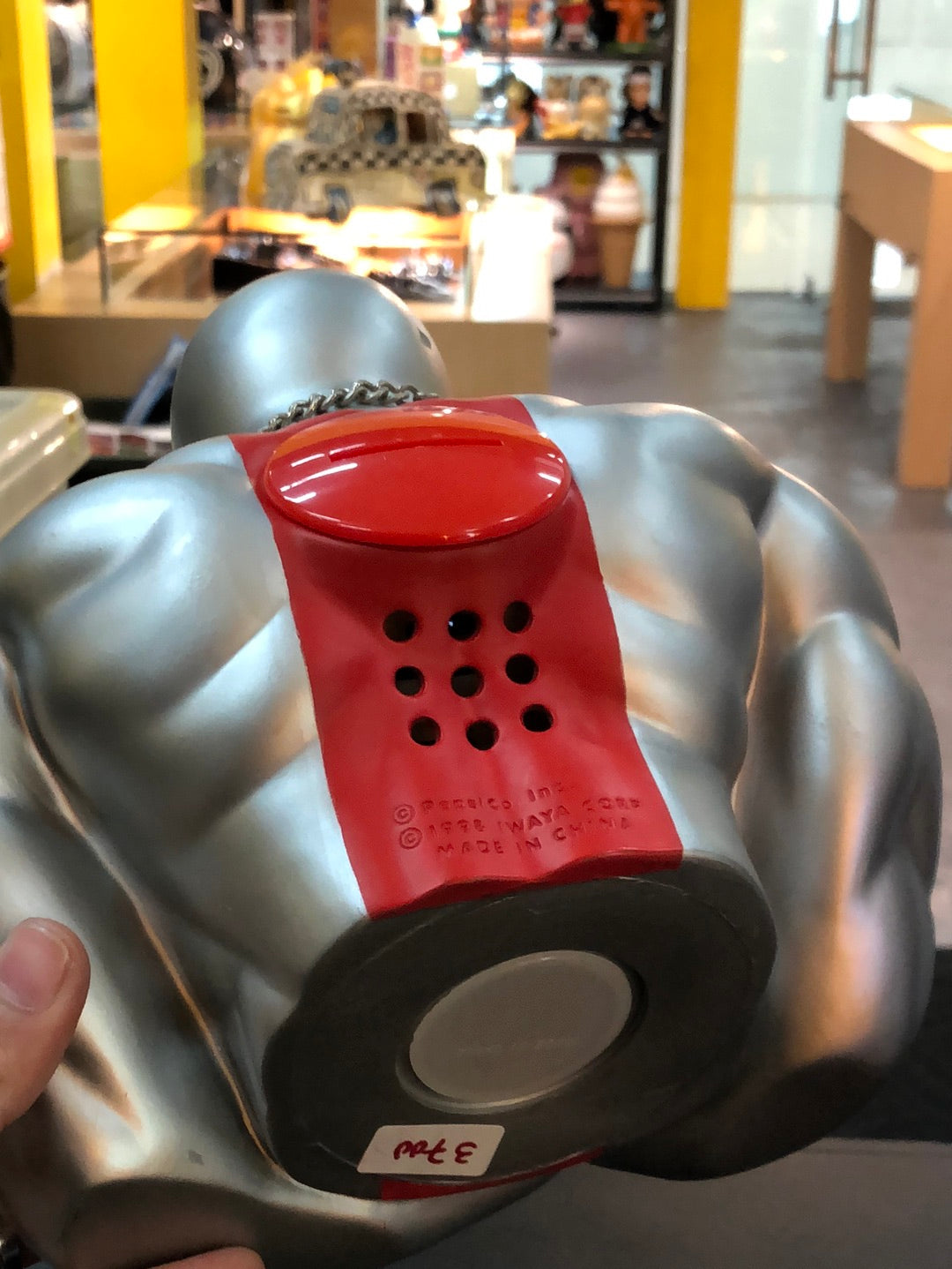 Pepsi man coin bank loose