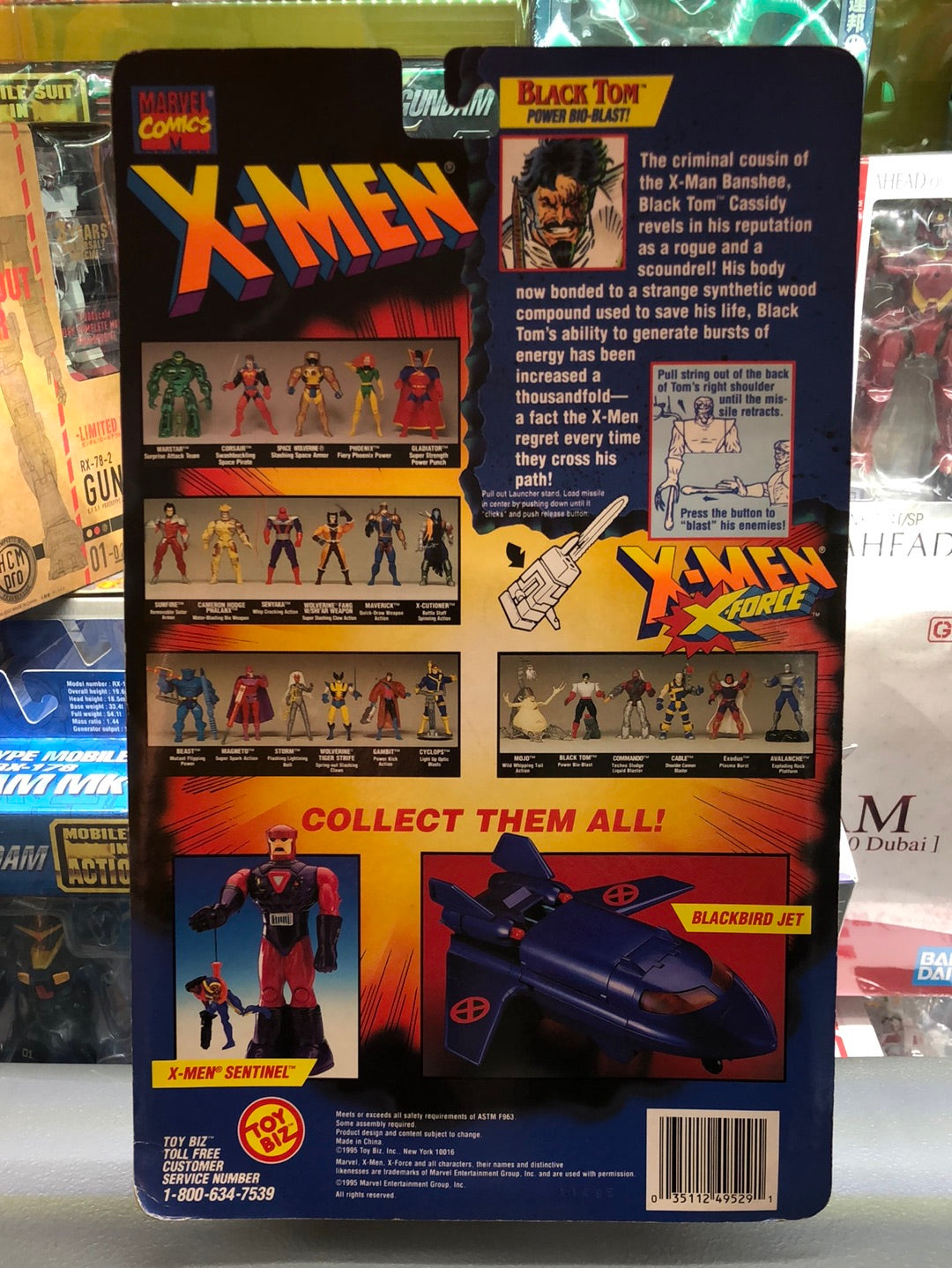 Marvel X-men x-force Black tom power bio-blast